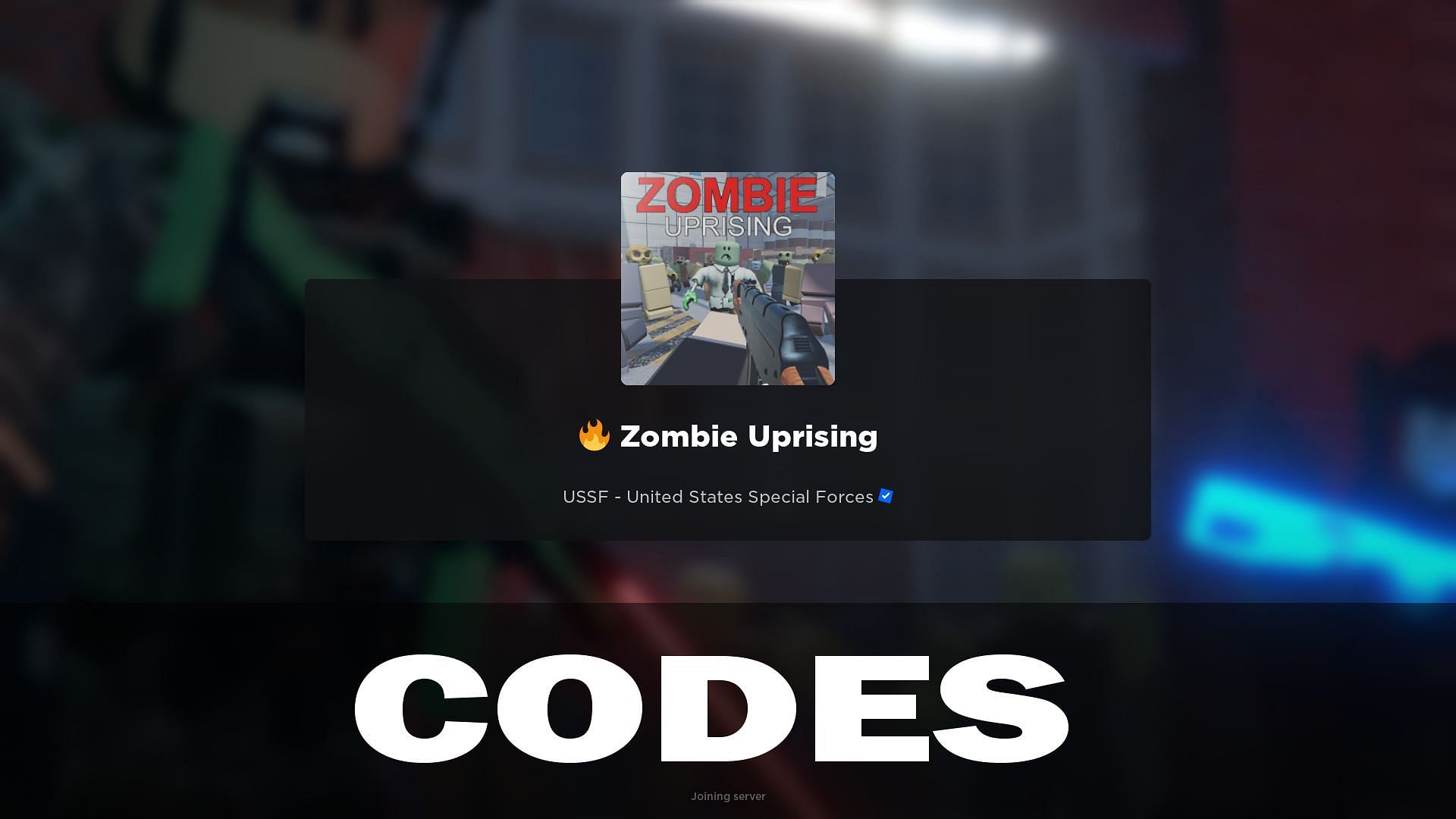 Zombie Uprising codes