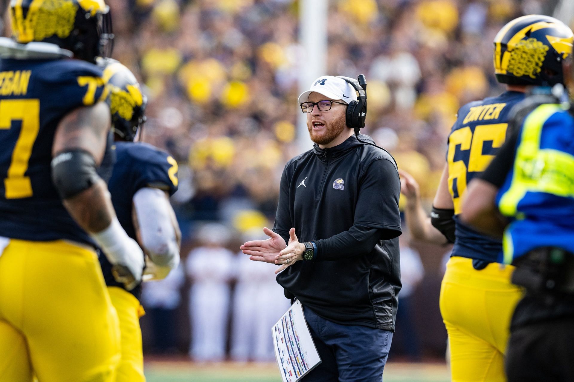 Jay Harbaugh (Picture Source: @UMichFootball (X))