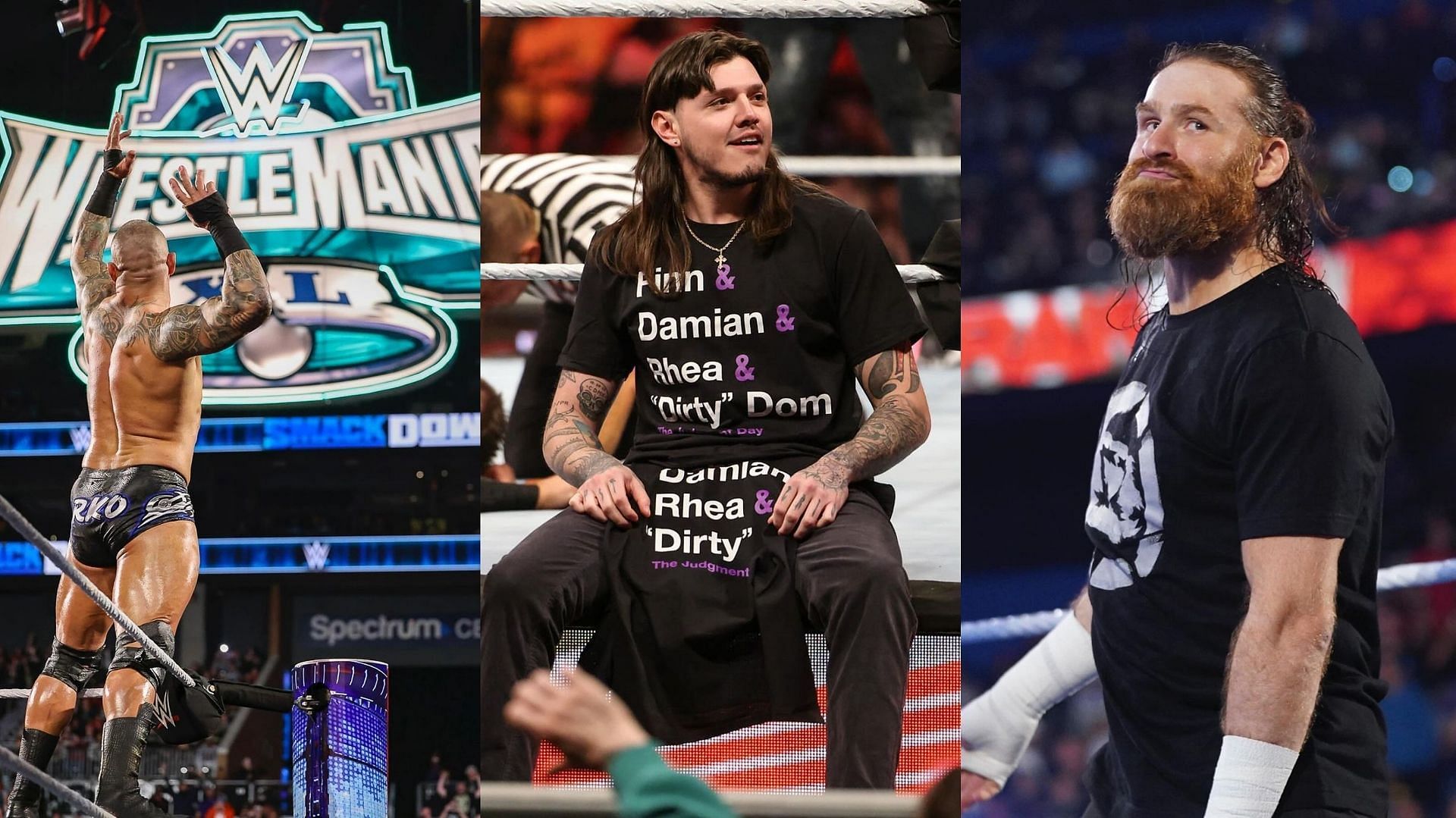 Randy Orton, Dominik Mysterio and Sami Zayn