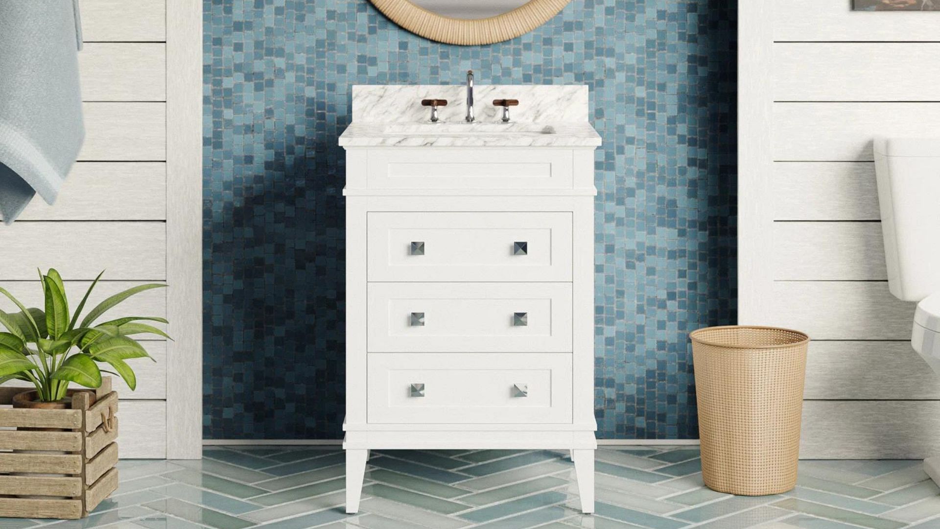 Frankfurt bathroom vanity (Image via Birch Lane)