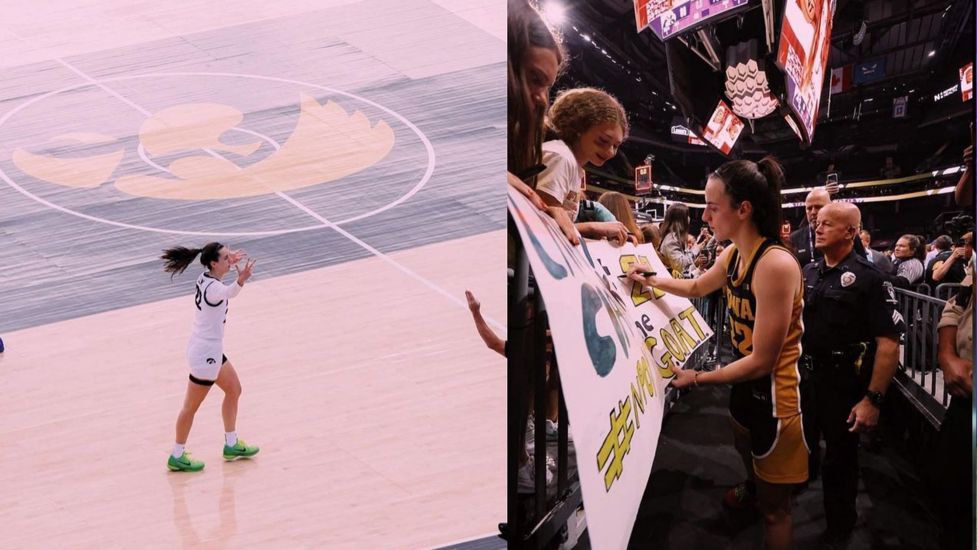 Iowa Hawkeyes basketball star, Caitlin Clark