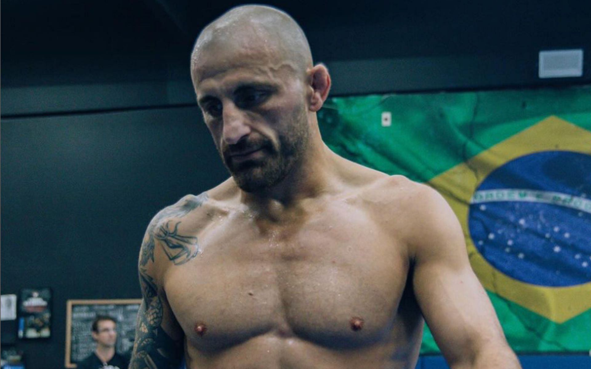 Alexander Volkanovski during UFC 298 training camp [Photo Courtesy @alexvolkanovski on Instagram]