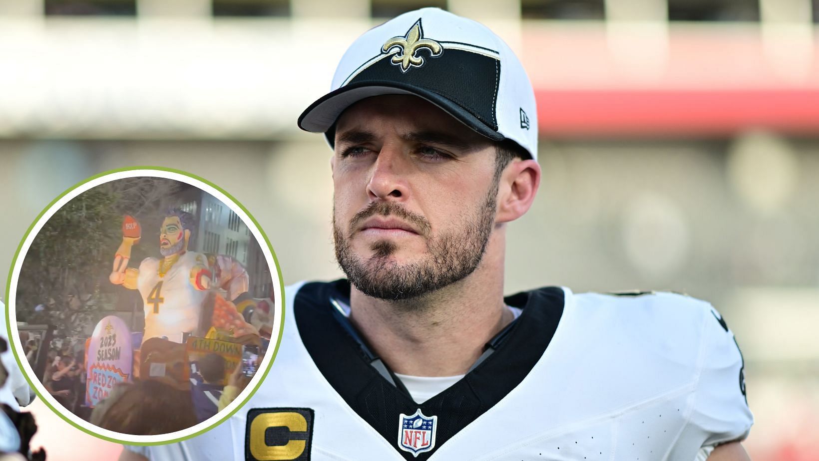 Saints QB Derek Carr gets mercilessly trolled at Mardi Gras 2024 parade