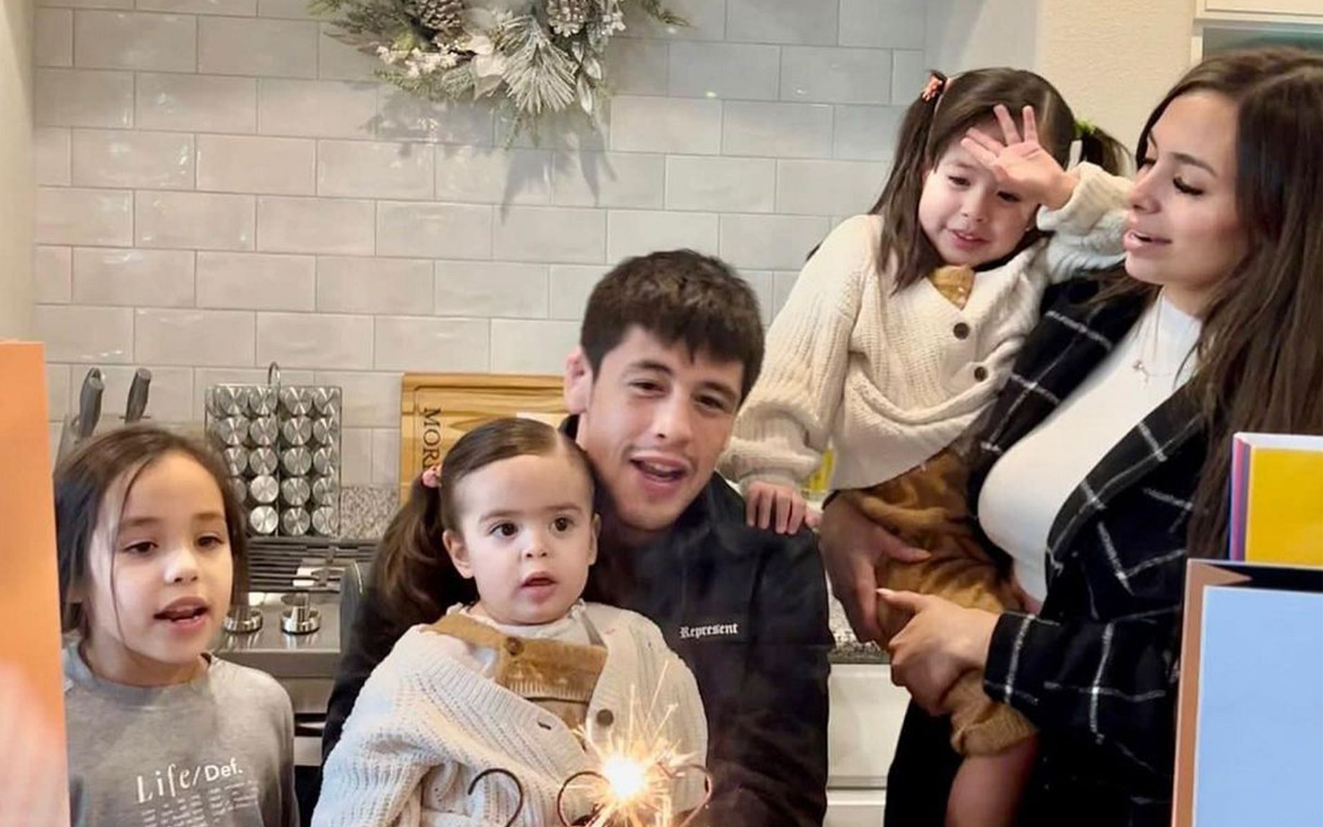 Brandon Moreno enjoys a stable family life with wife and three daughters [Image Courtesy: @theassasinbaby Instagram]