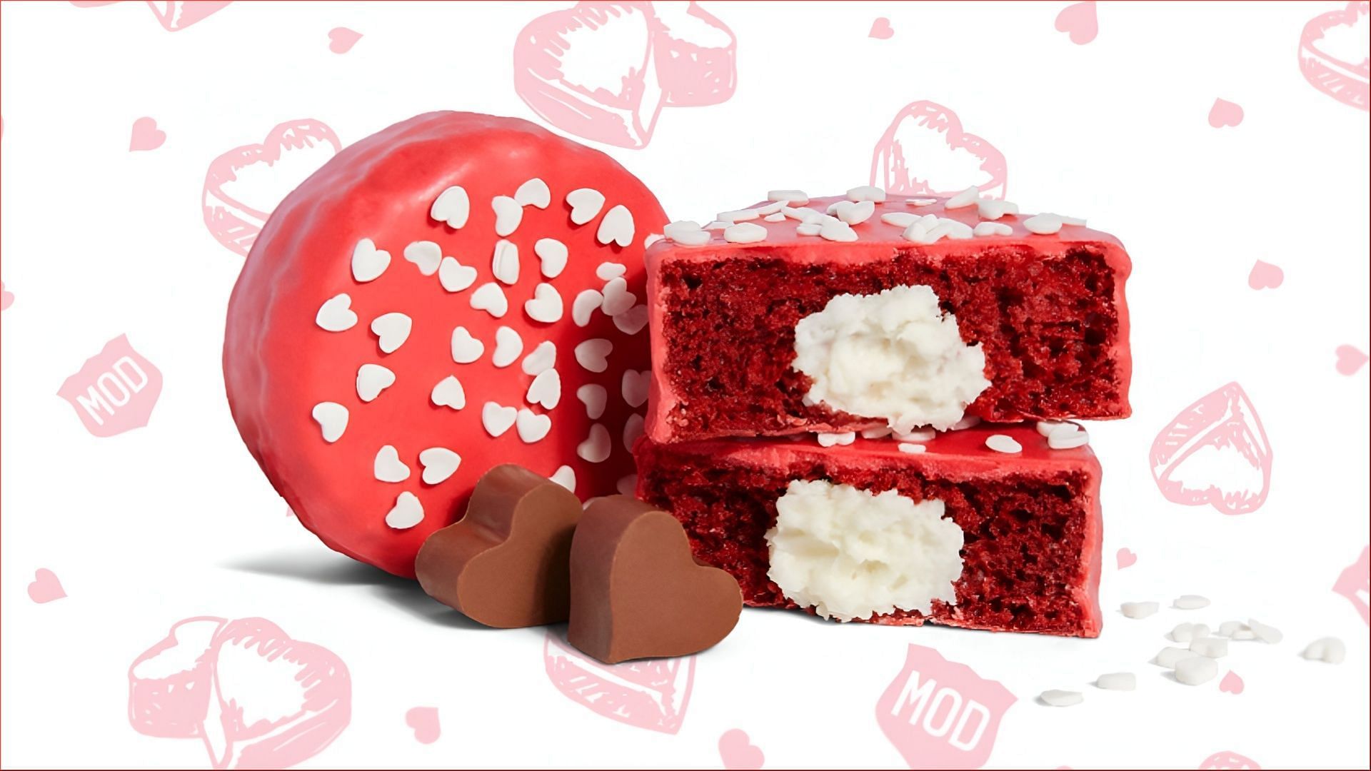 MOD Pizza introduces a new Red Velvet No Name Cake (Image via MOD Pizza)