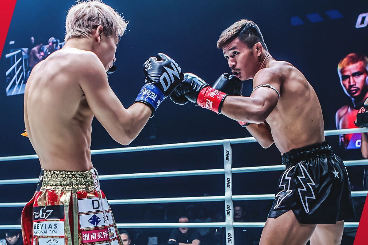 Takeru Segawa  and Superlek Kiatmoo9 - Photo by ONE Championship