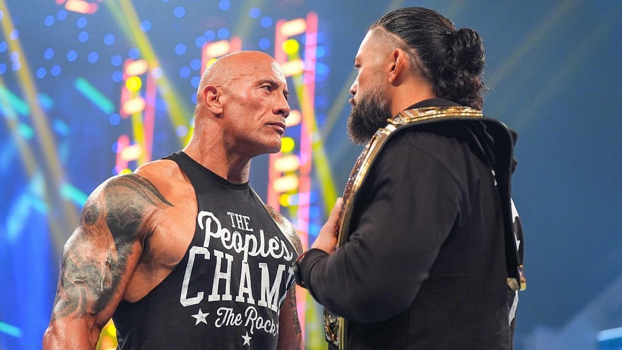 WWE दिग्गज द रॉक और रोमन रेंस 