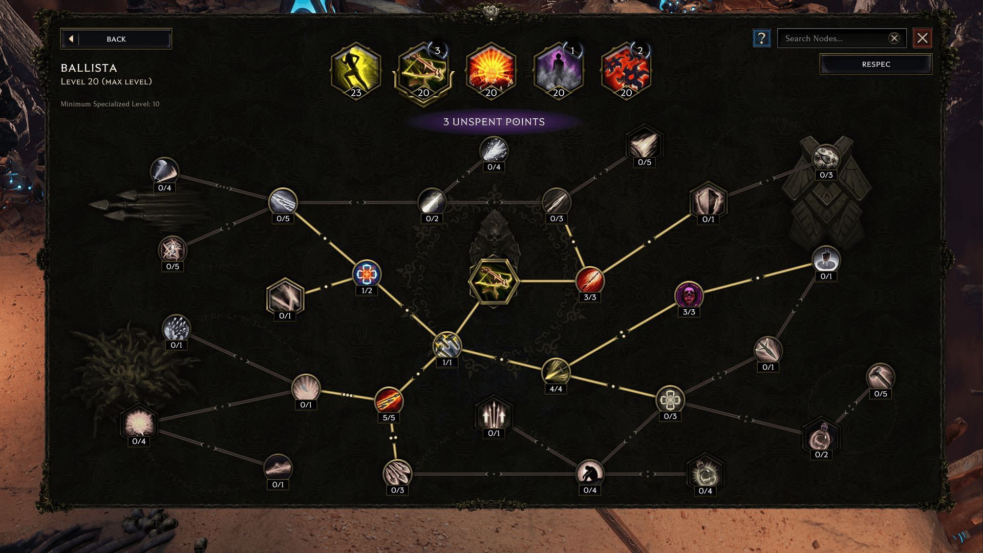 Skill tree (Image via Eleventh Hour Games)