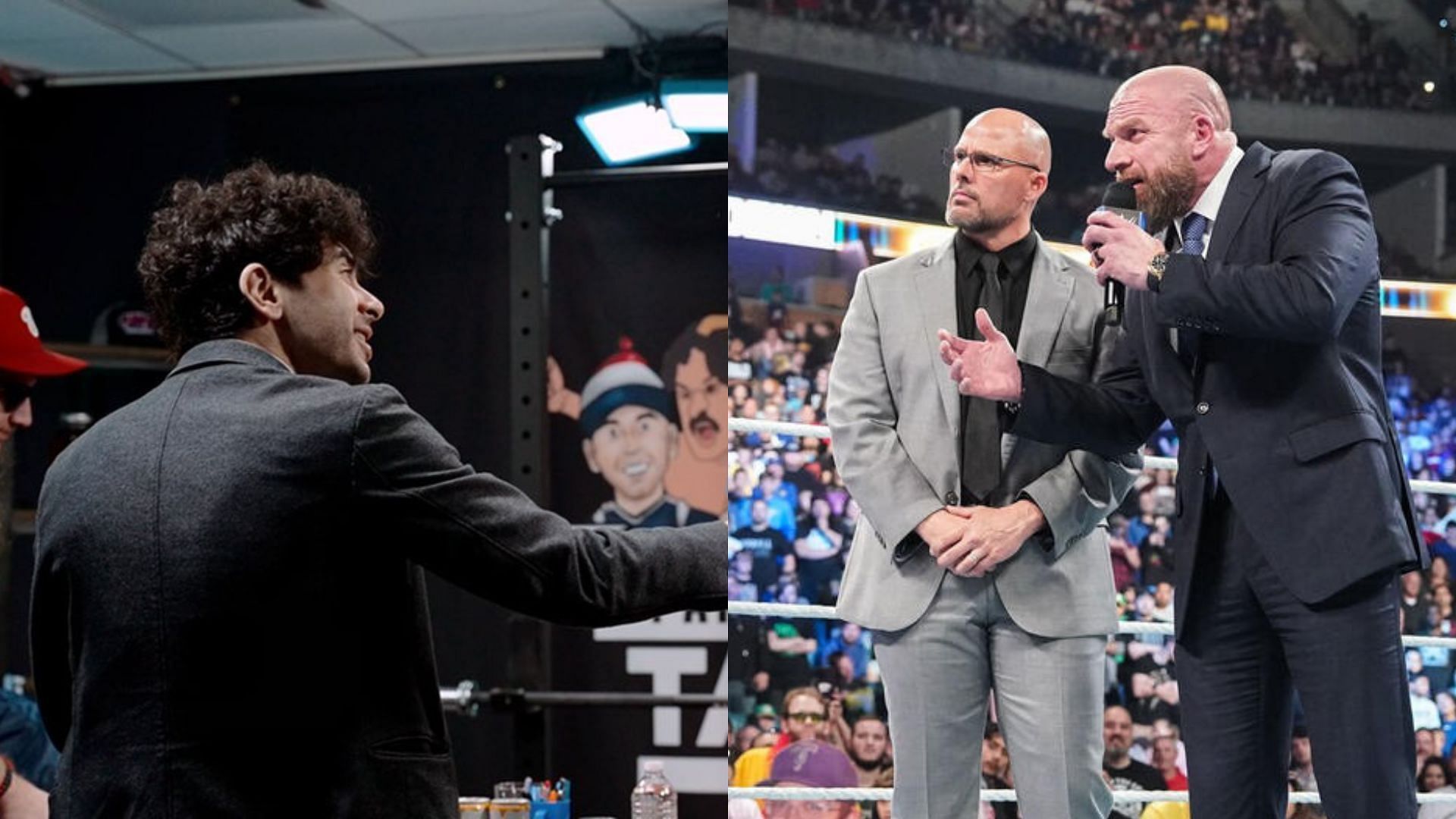 Tony Khan and Triple H are engaged in a bidding war for the top free agents in wrestling [Photo courtesy of AEW