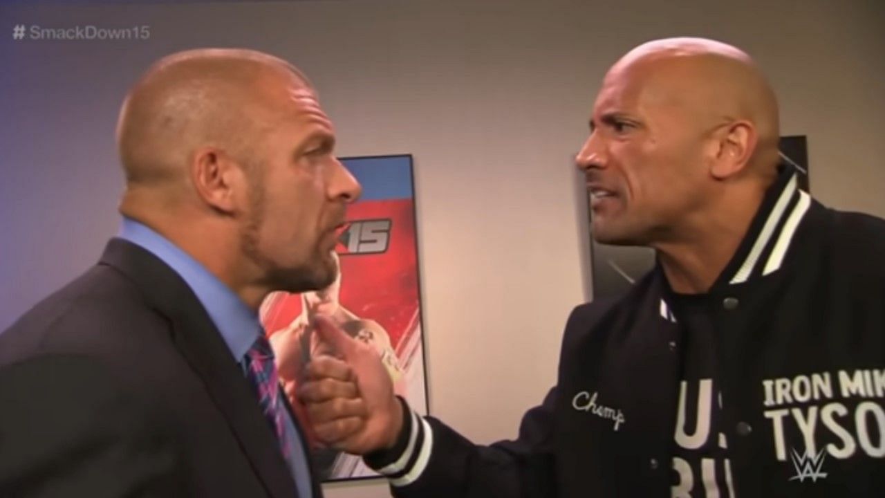 The Rock and Triple H has a huge rivalry during the Attitude Era