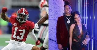 Alabama DB Malachi Moore shares heartwarming snaps with GF as couple rocks matching outfits during romantic date night - “My twin”