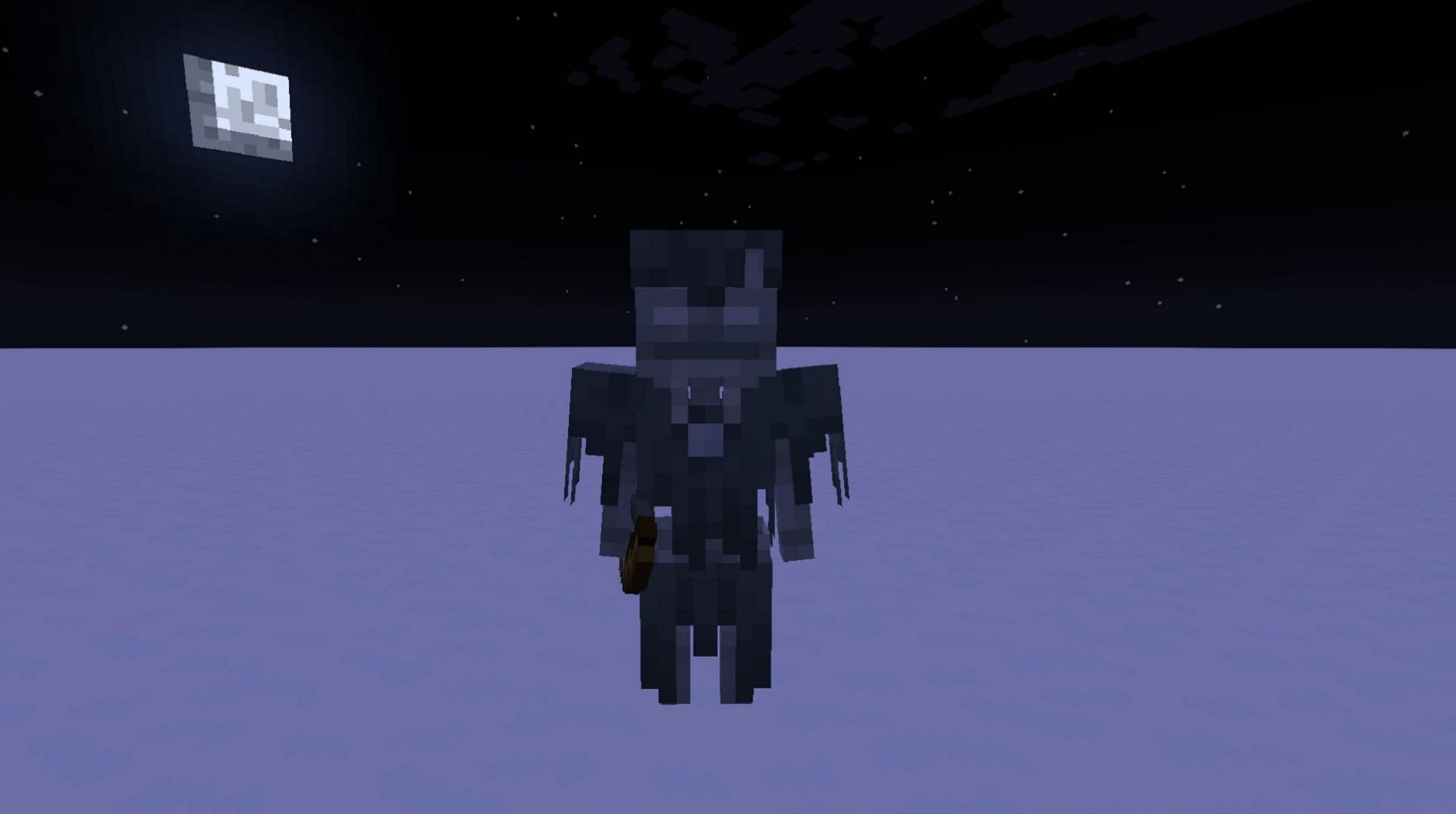 A stray in a Superflat world (Image via Mojang)