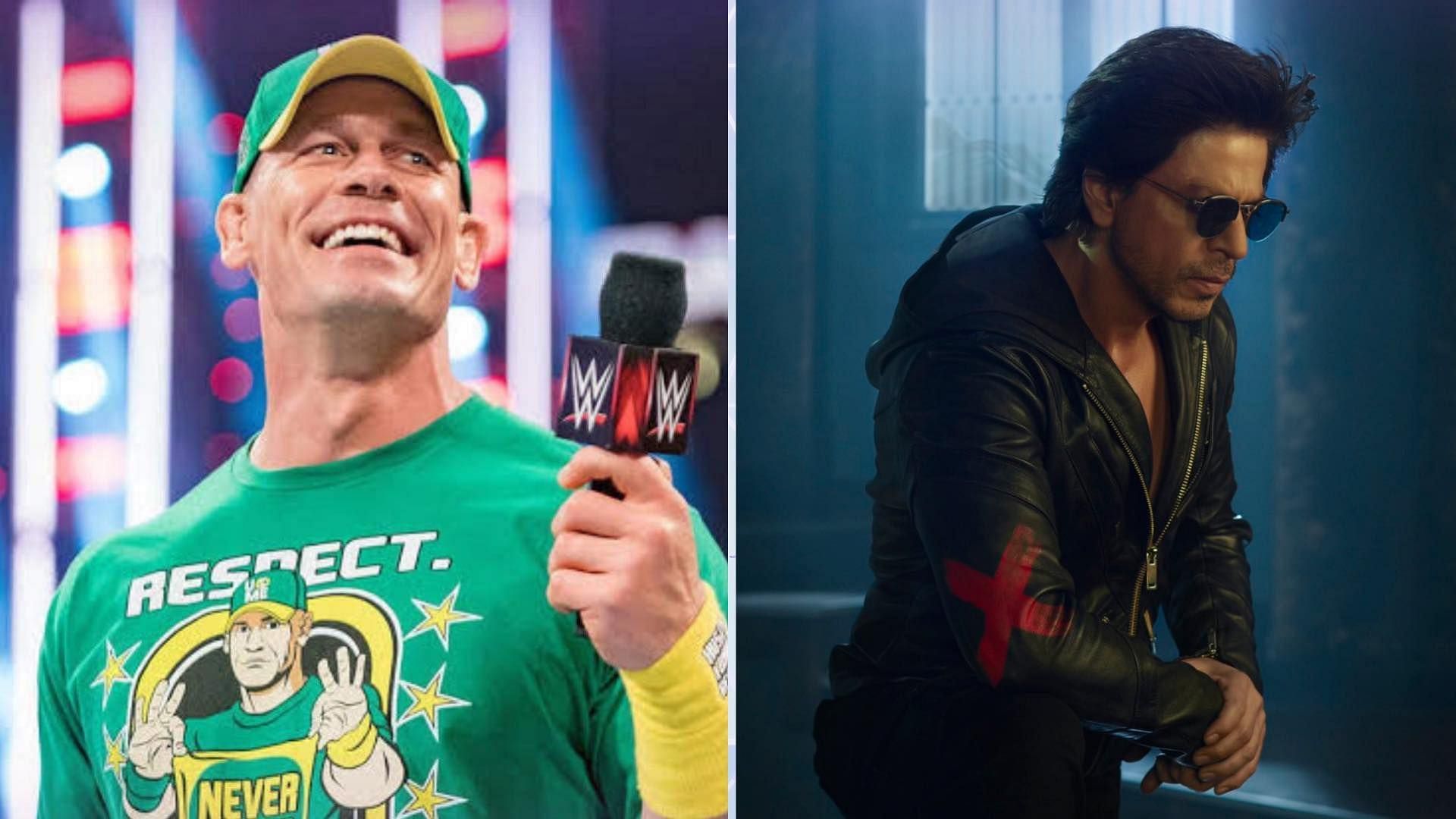 John Cena and Shah Rukh Khan in picture