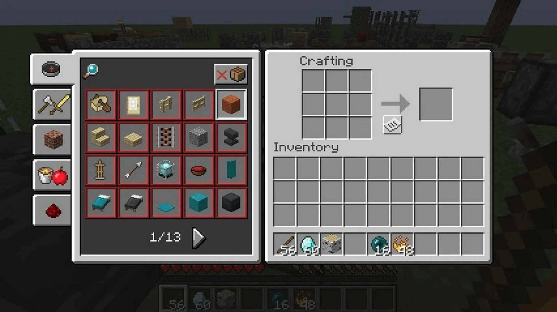 Minecraft&#039;s recipe book made crafting easier, but some fans prefer the old ways (Image via Mojang)