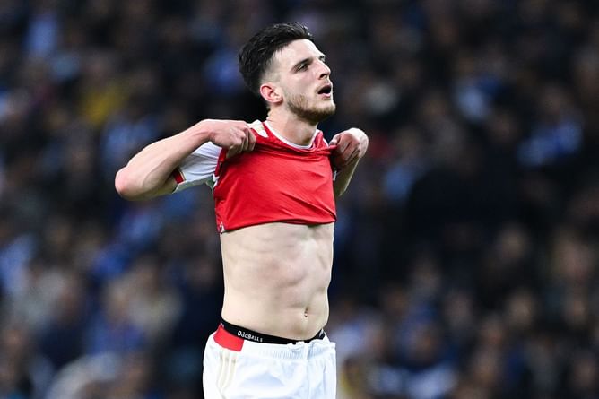 "Not every game is going to be fives and sixes" - Declan Rice on Arsenal dressing room atmosphere after loss to FC Porto