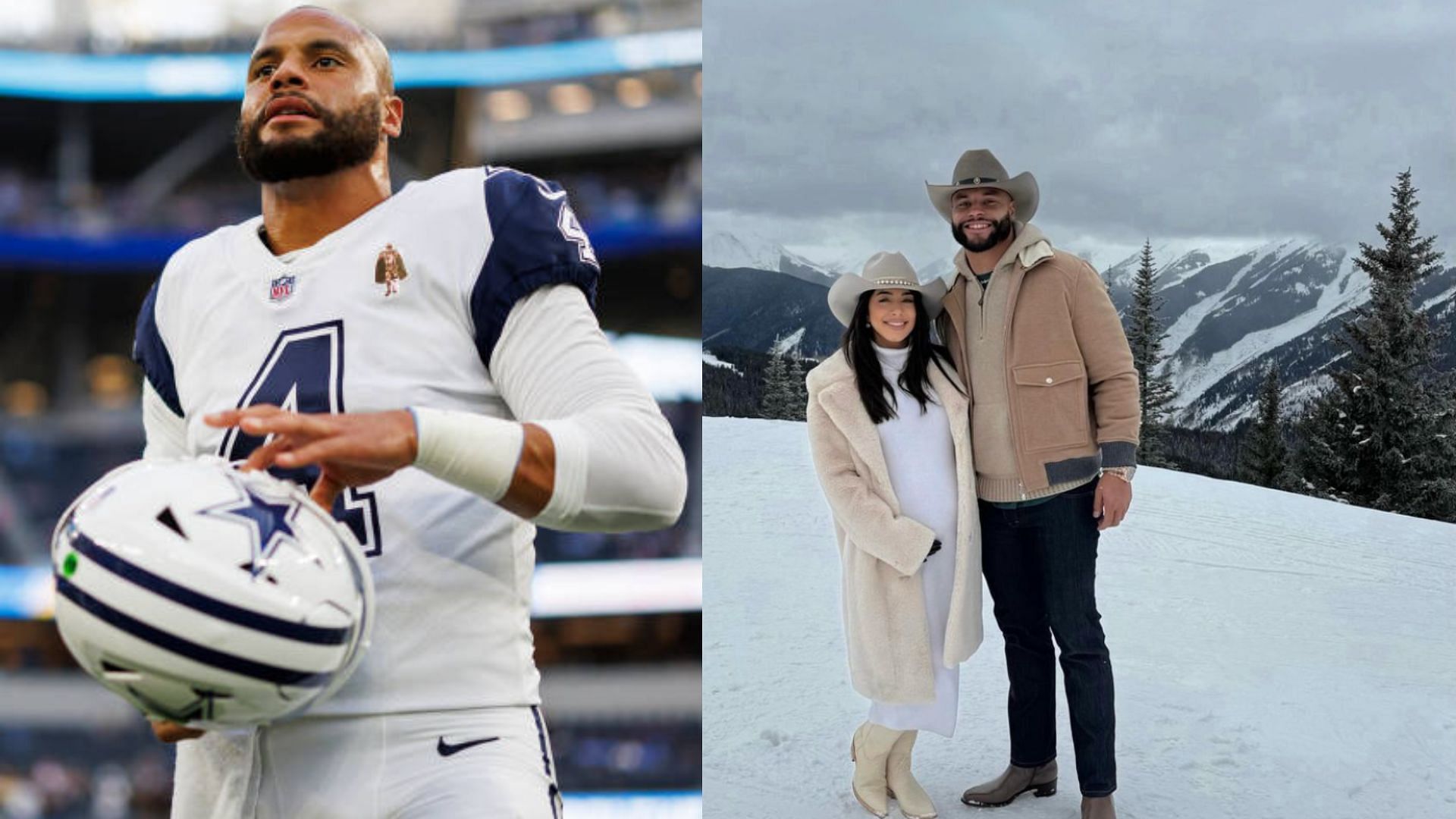 Dak Prescott and his girlfriend Sarah Jane took a snowy winter adventure.