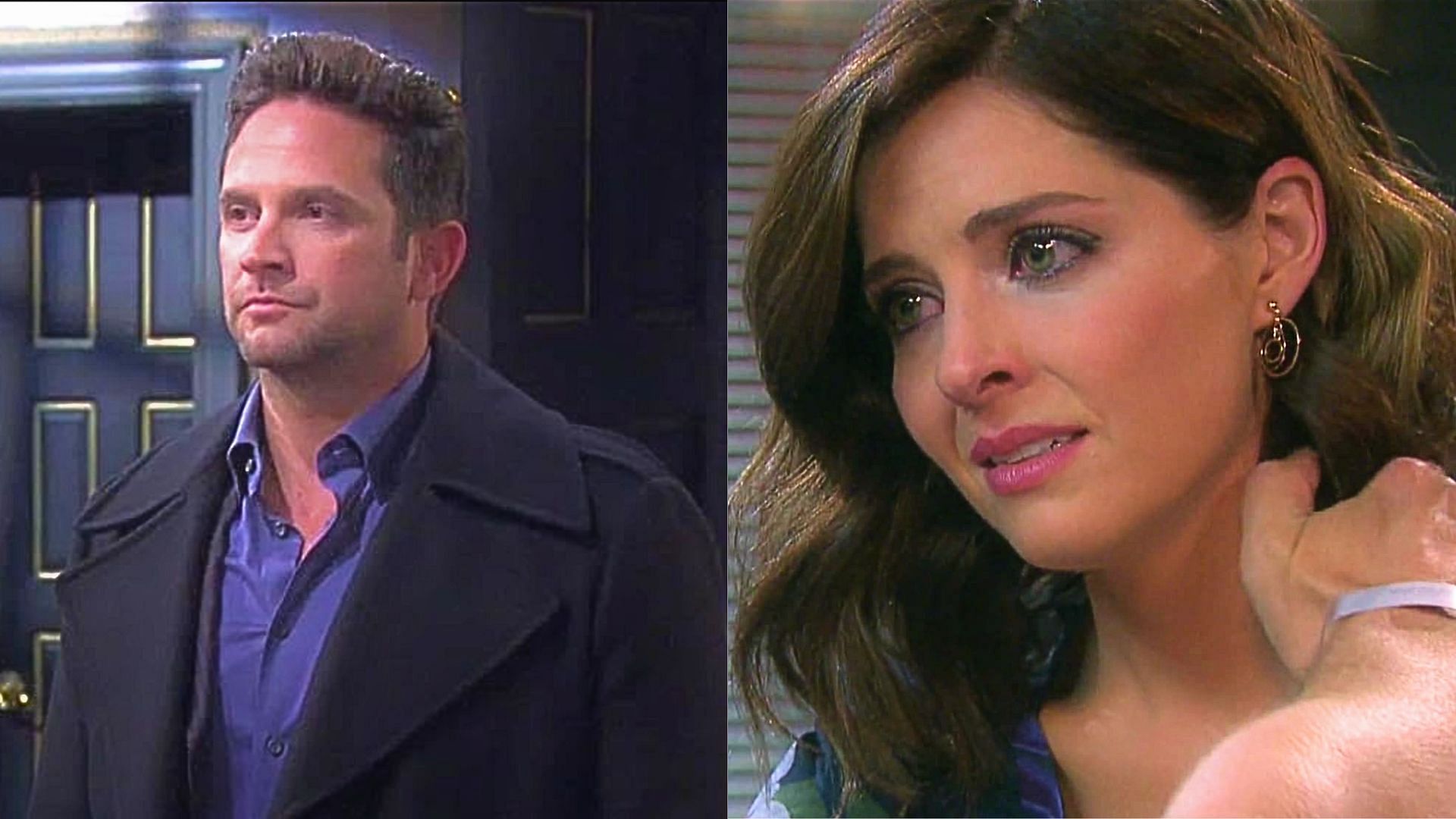 (L) Stefan and (R) Theresa were part of the drama in the last week on Days of Our Lives (Images via Peacock)
