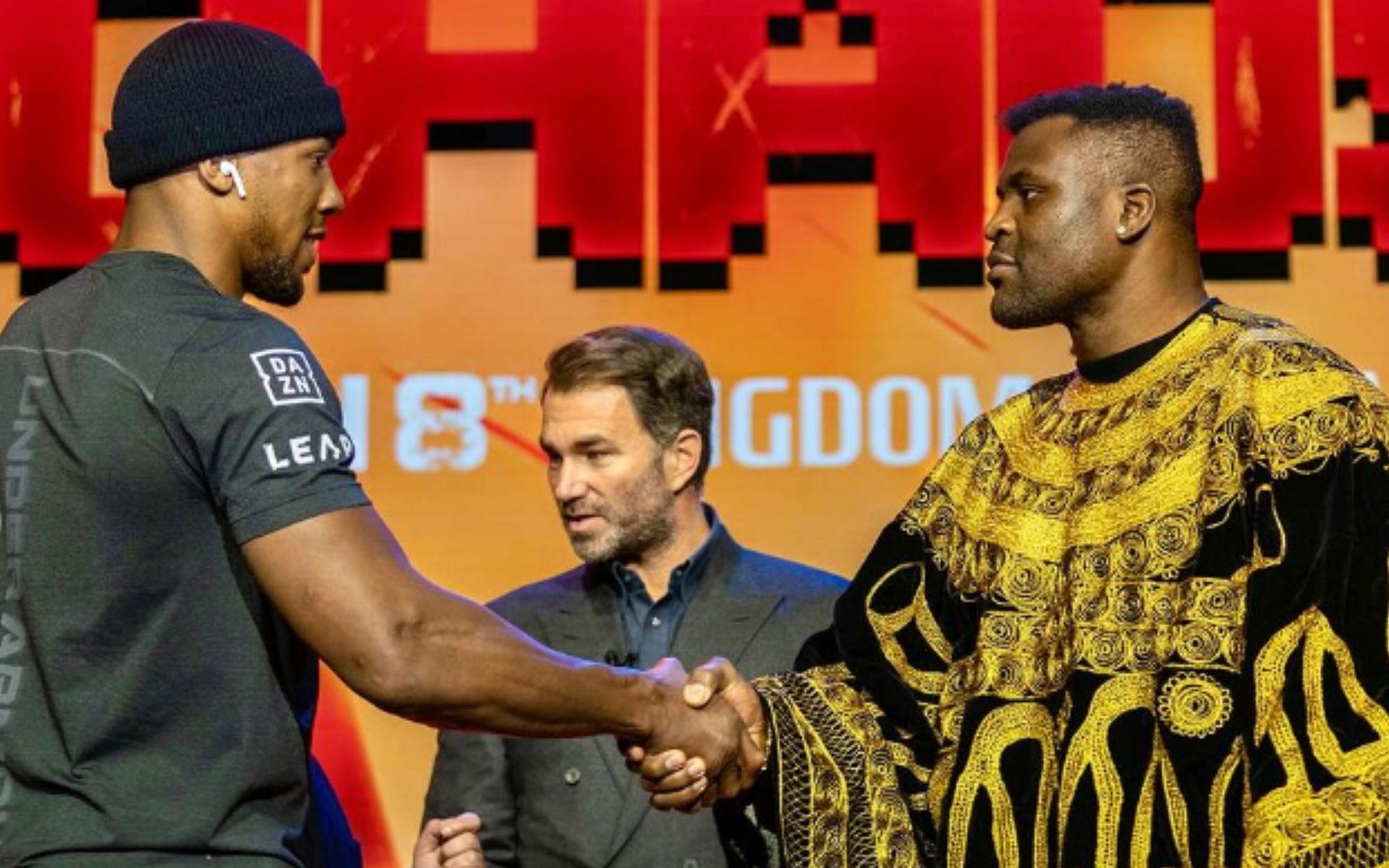 Anthony Joshua vs. Francis Ngannou is slated for March 8. [Image via @FrancisNgannou on Instagram]