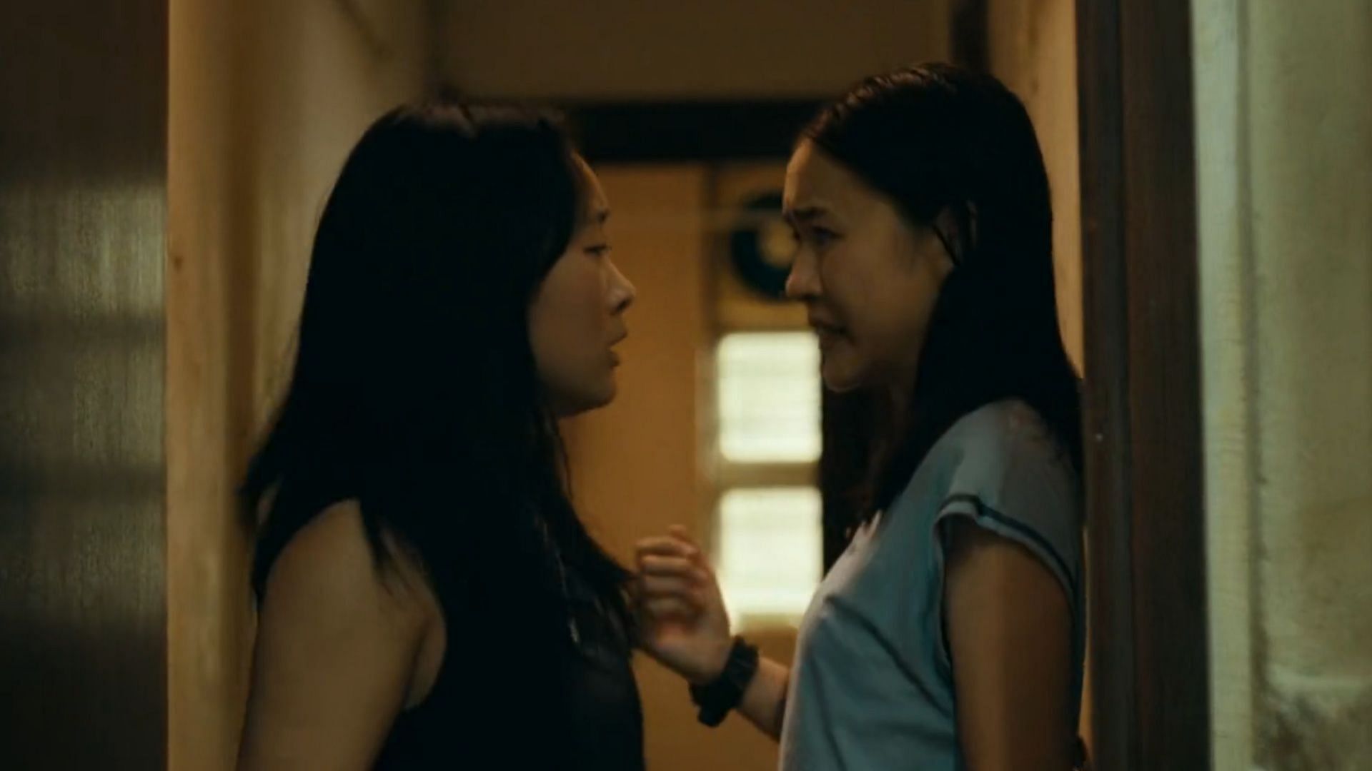 Mercy and Charly, moments before parting ways, as seen in Expats Episode 6 (Image via Prime Video)