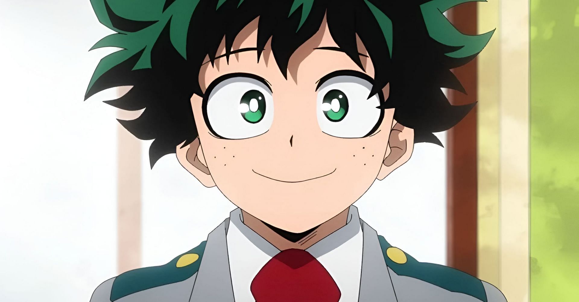 Deku as seen in the anime (Image via Bones)