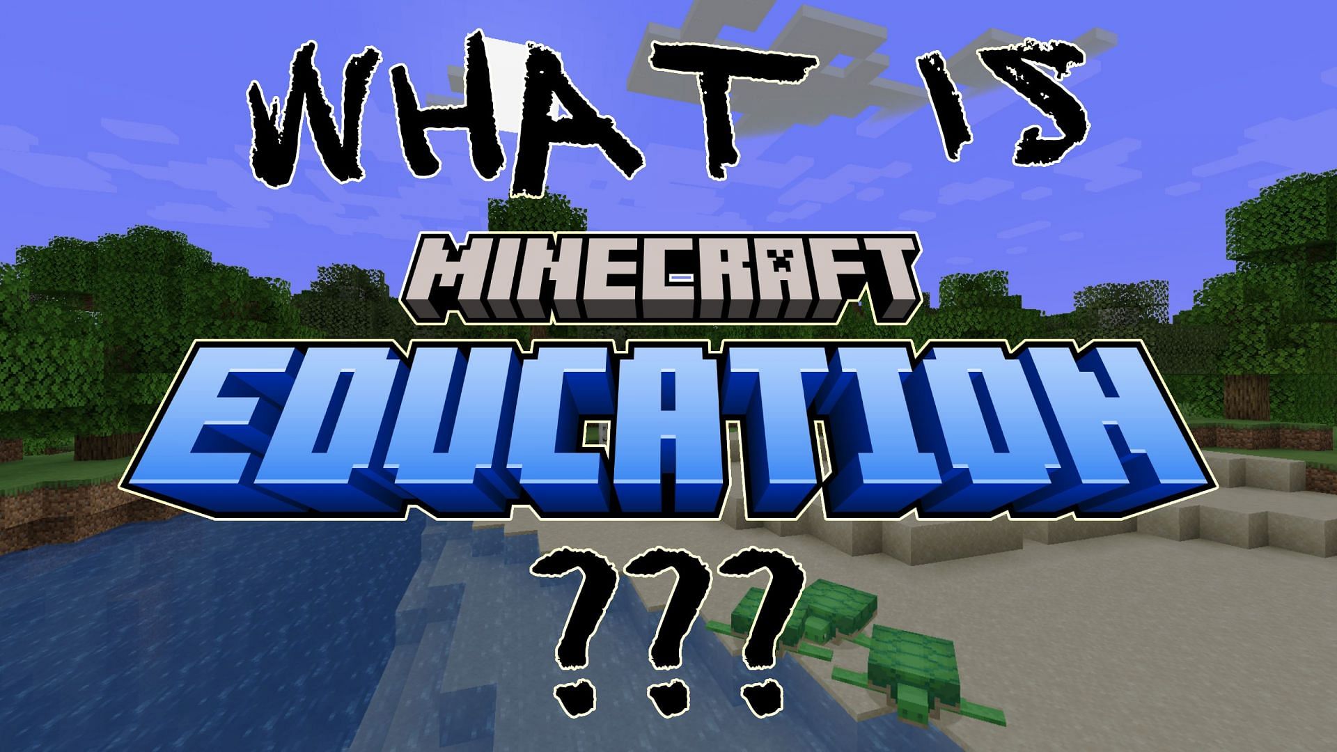 What is Minecraft Education Edition? (Image via Mojang)