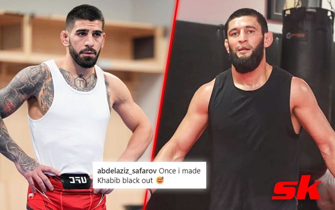 "I knocked out GSP with a flying knee" - When fans mocked Ilia Topuria's alleged claim of taking down Khamzat Chimaev in sparring