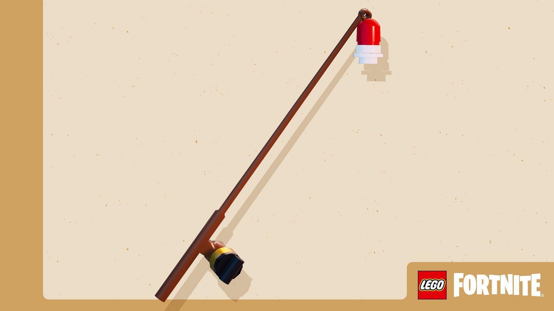 Fishing Rod is used to catch fish in LEGO Fortnite (Image via Epic Games)