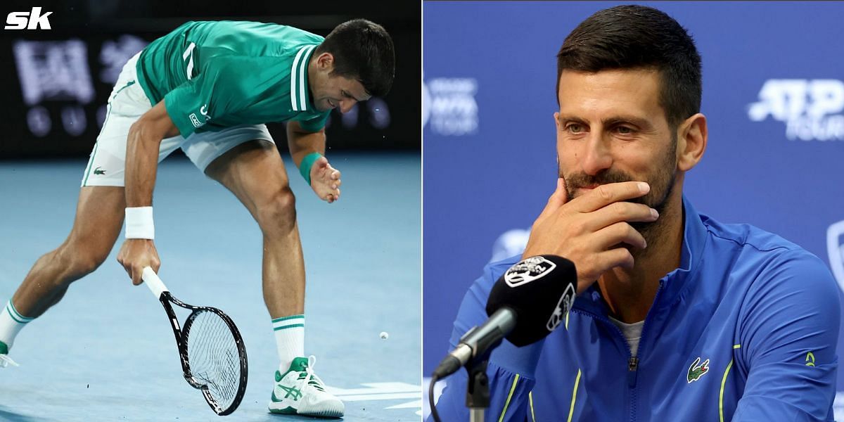Novak Djokovic once discussed the positive impact of smashing his racquet