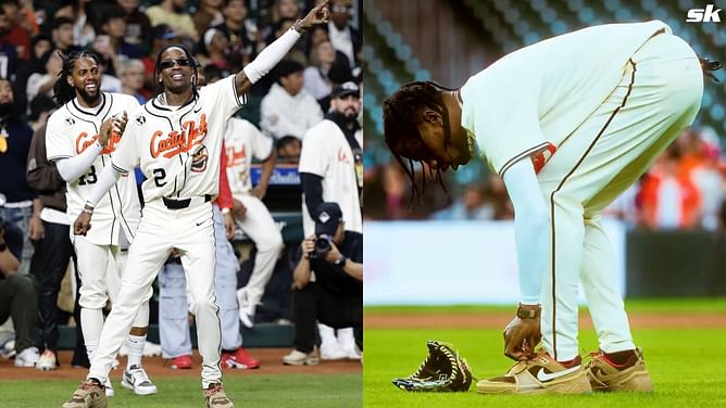 Travis Scott launches exclusive Nike Sharkidon "Beechtree" baseball cleats at Cactus Jack HBCU Classic