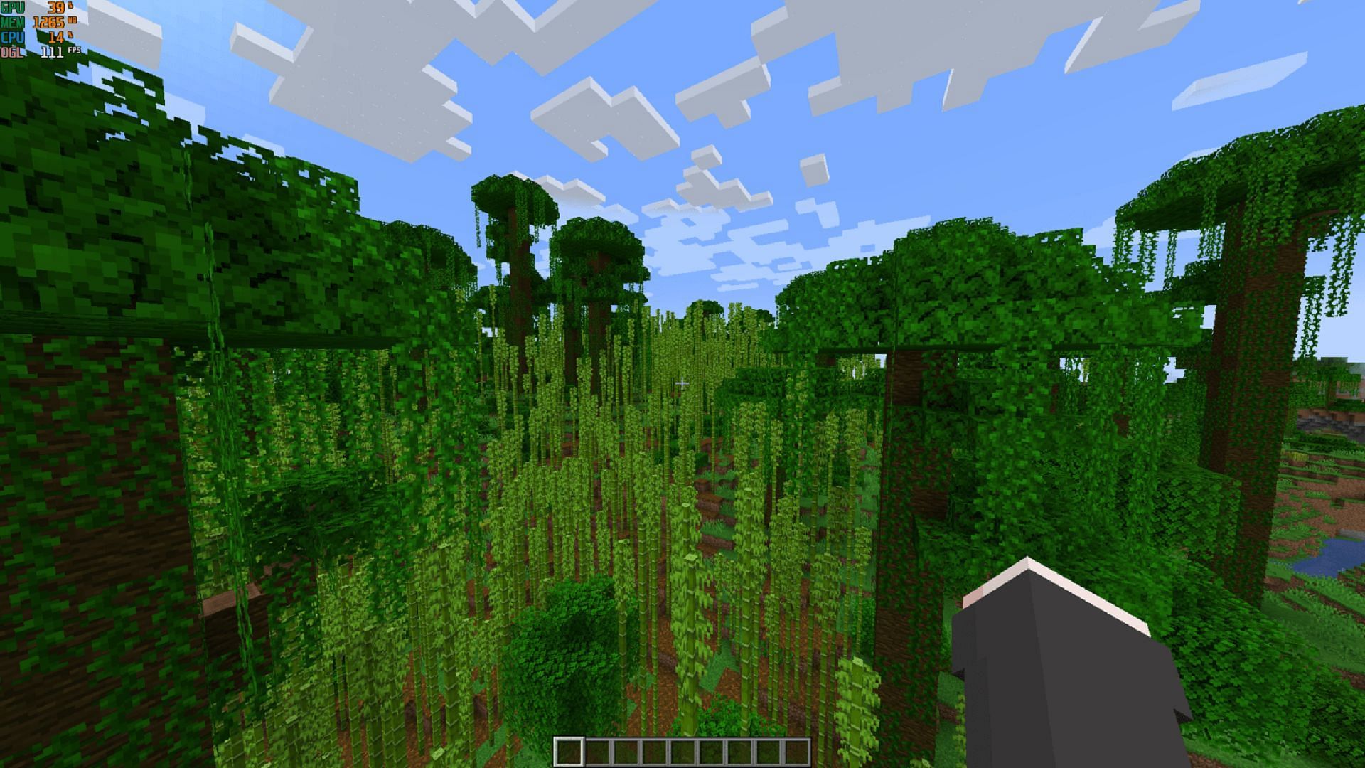 Minecraft&#039;s world rendering within VulkanMod (Image via xCollateral/Modrinth)