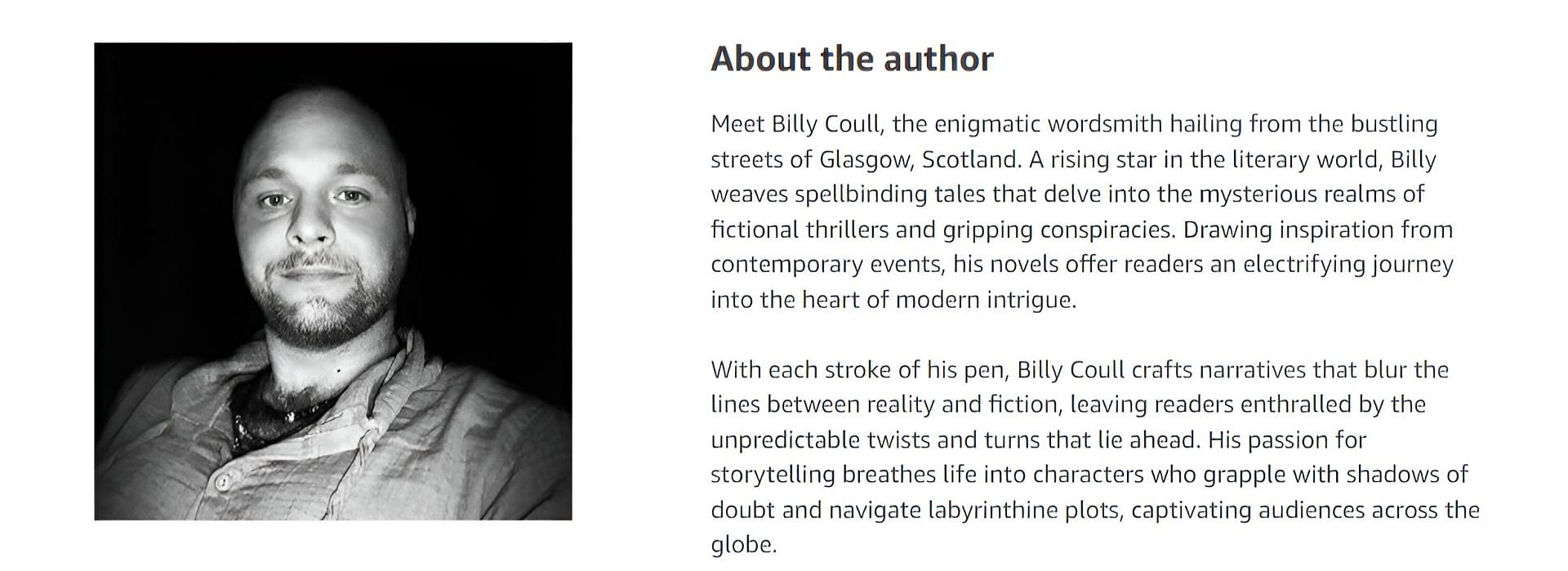 Billy Coull sells AI-written books on Amazon (Image via Billy Coull on Amazon)