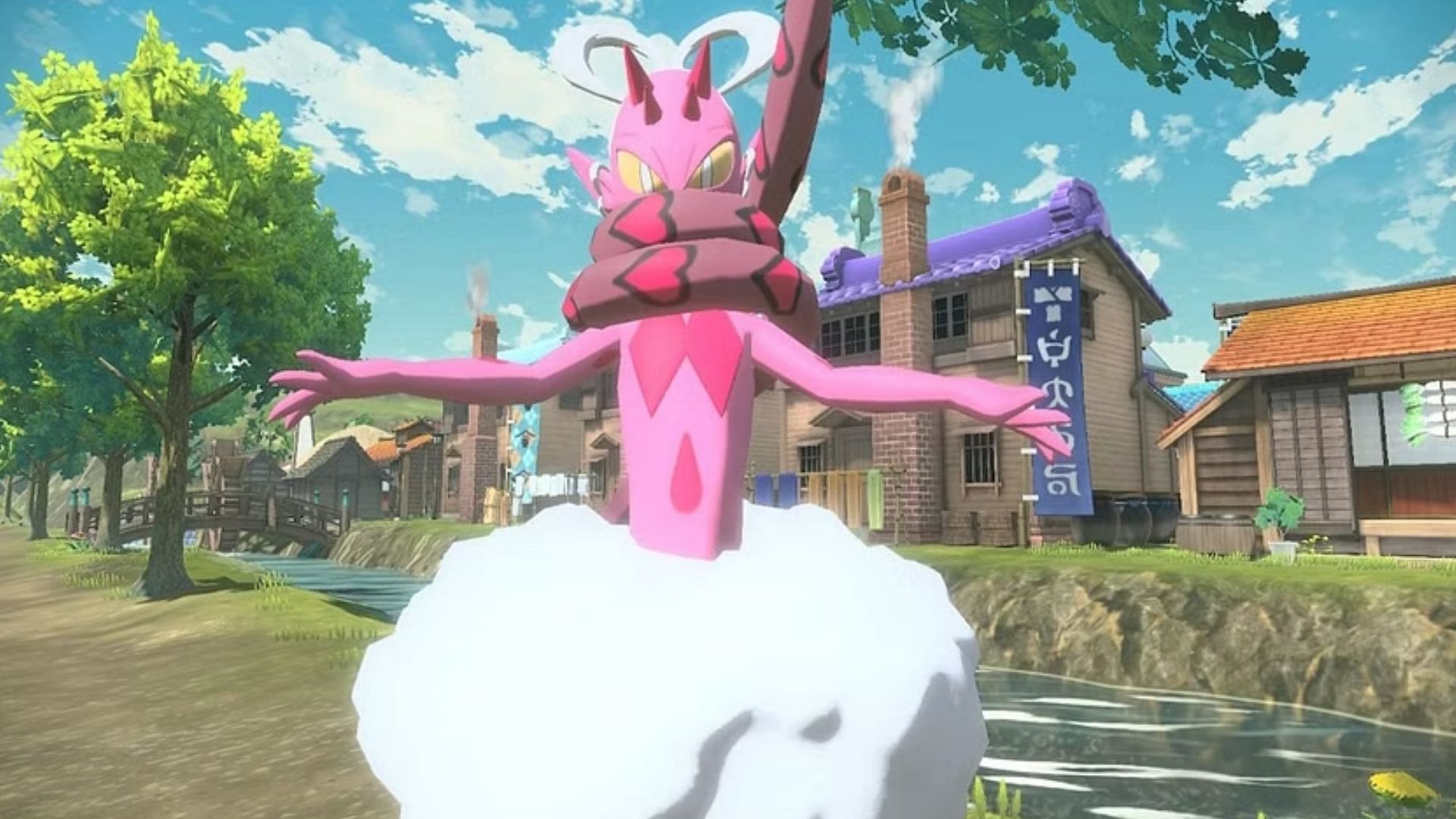 Enamorus in Pokemon Legends: Arceus (Image via The Pokemon Company)