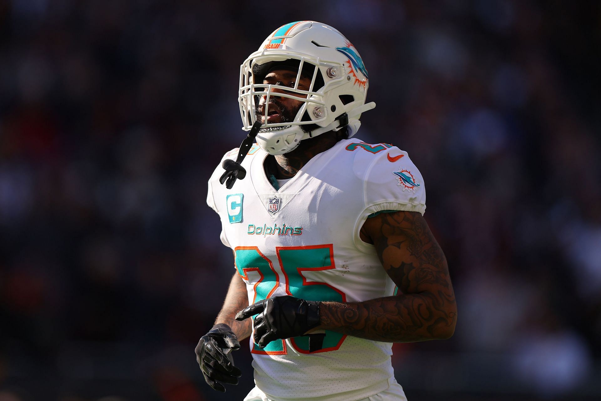 Xavien Howard during Miami Dolphins v Chicago Bears