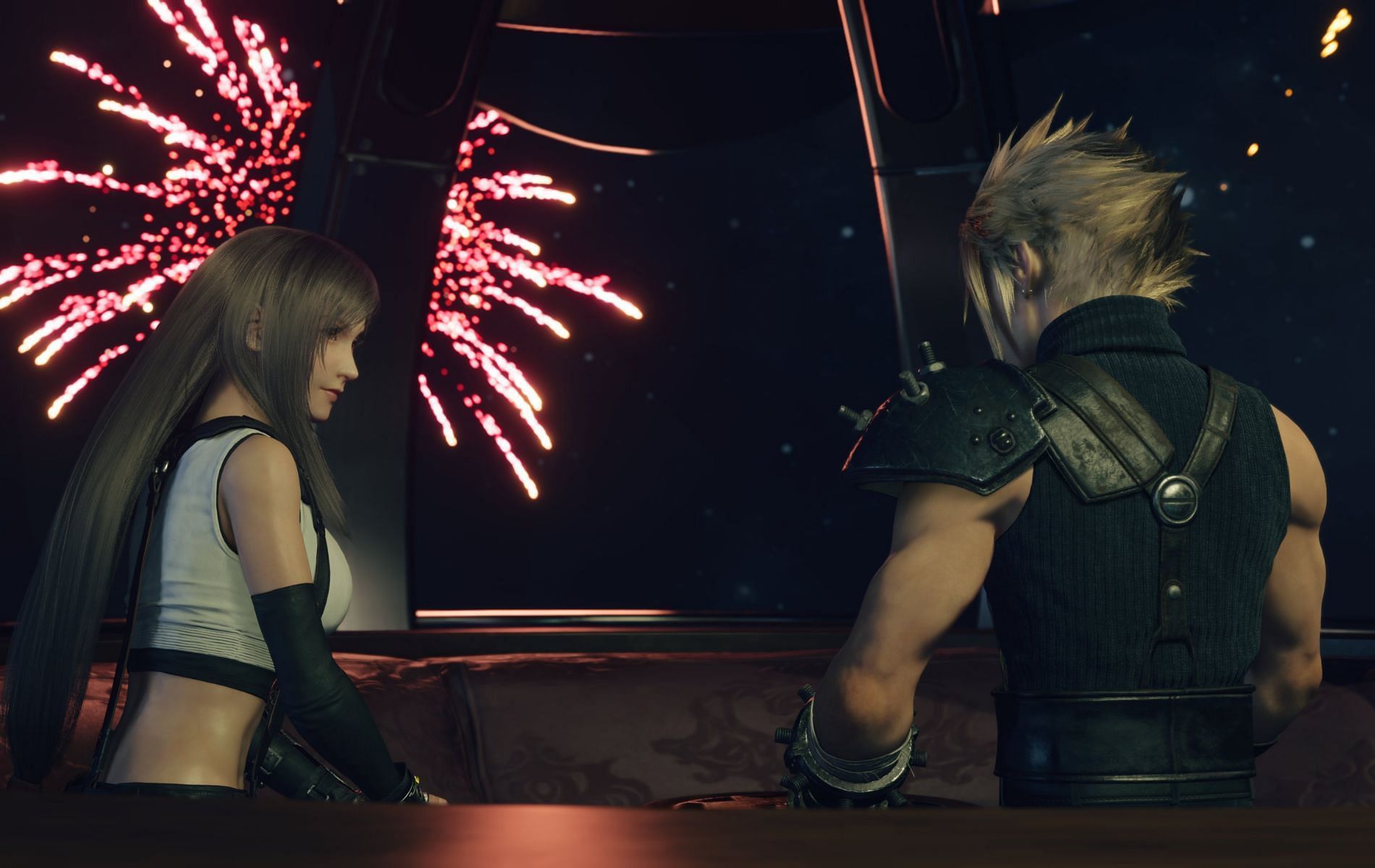 Tifa and Cloud from Final Fantasy 7 