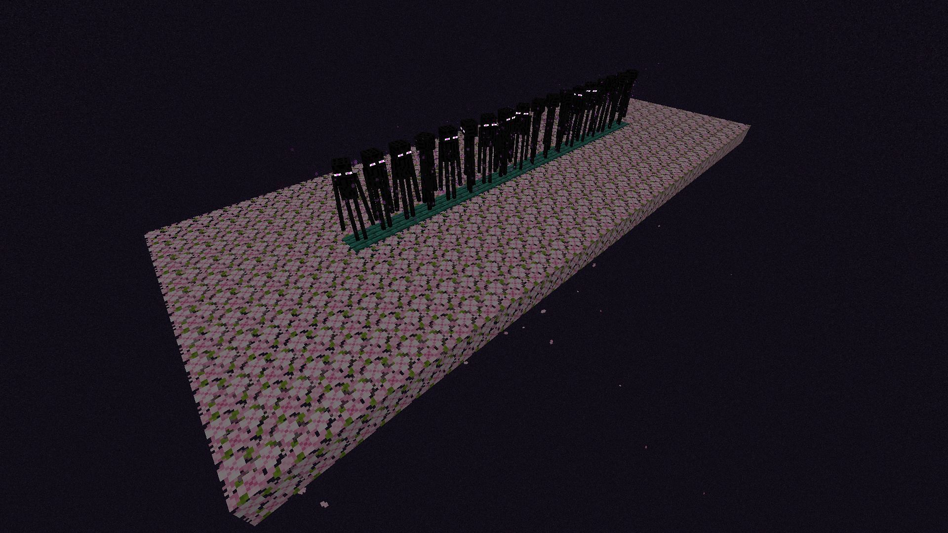 The spawn platform for the farm (Image via Mojang)
