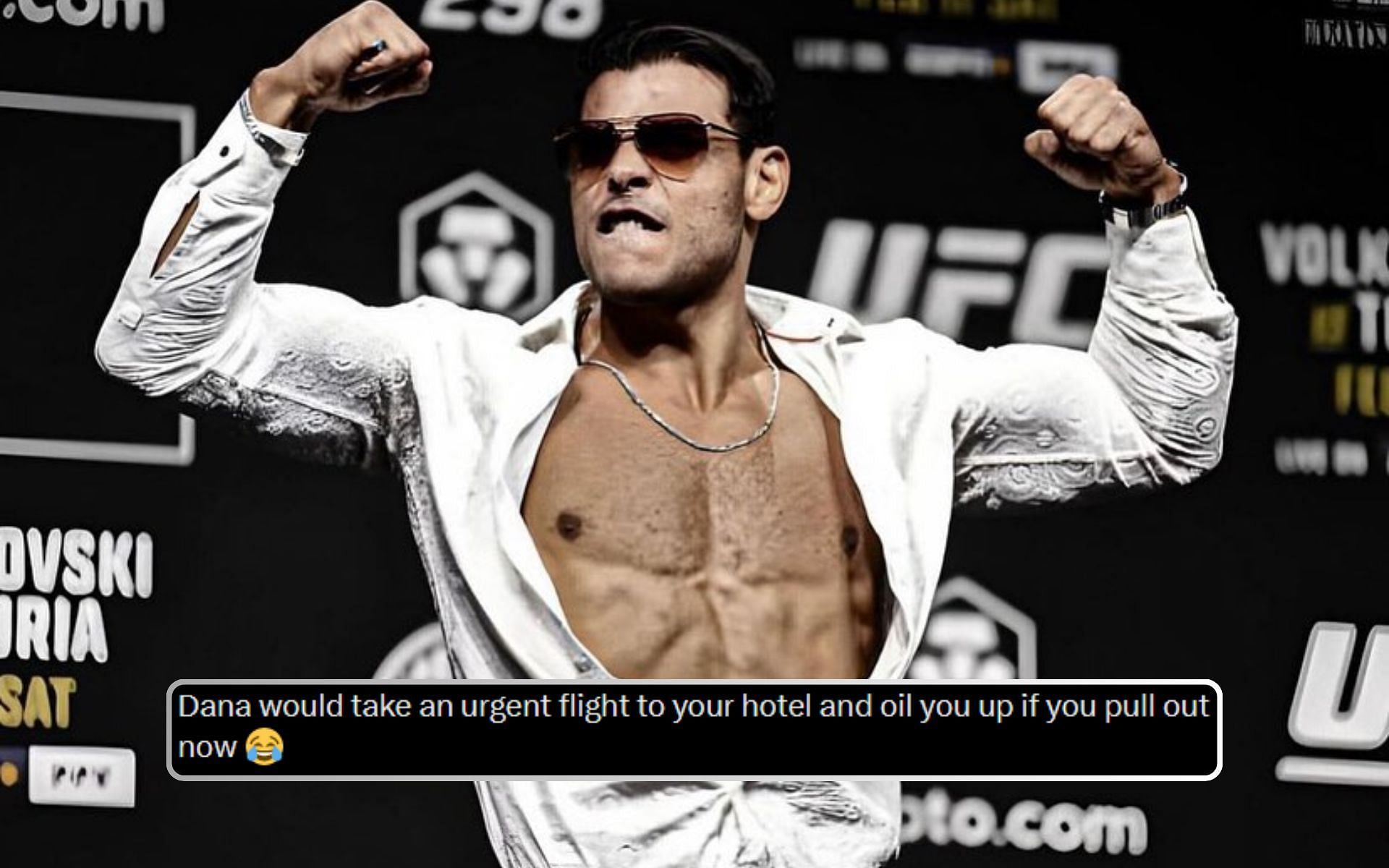 Paulo Costa jokes about withdrawing from his UFC 298 fight in the eleventh hour