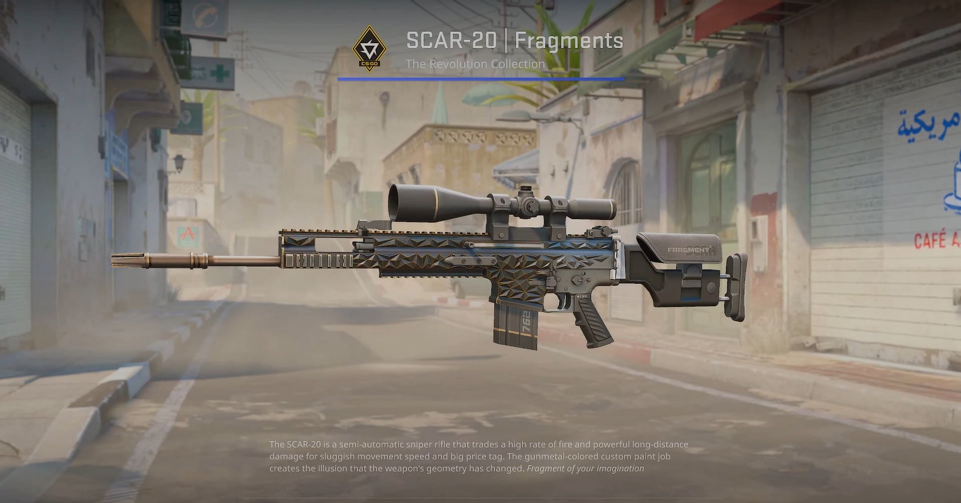 SCAR-20 Fragments (Image via Valve || YouTube/covernant)