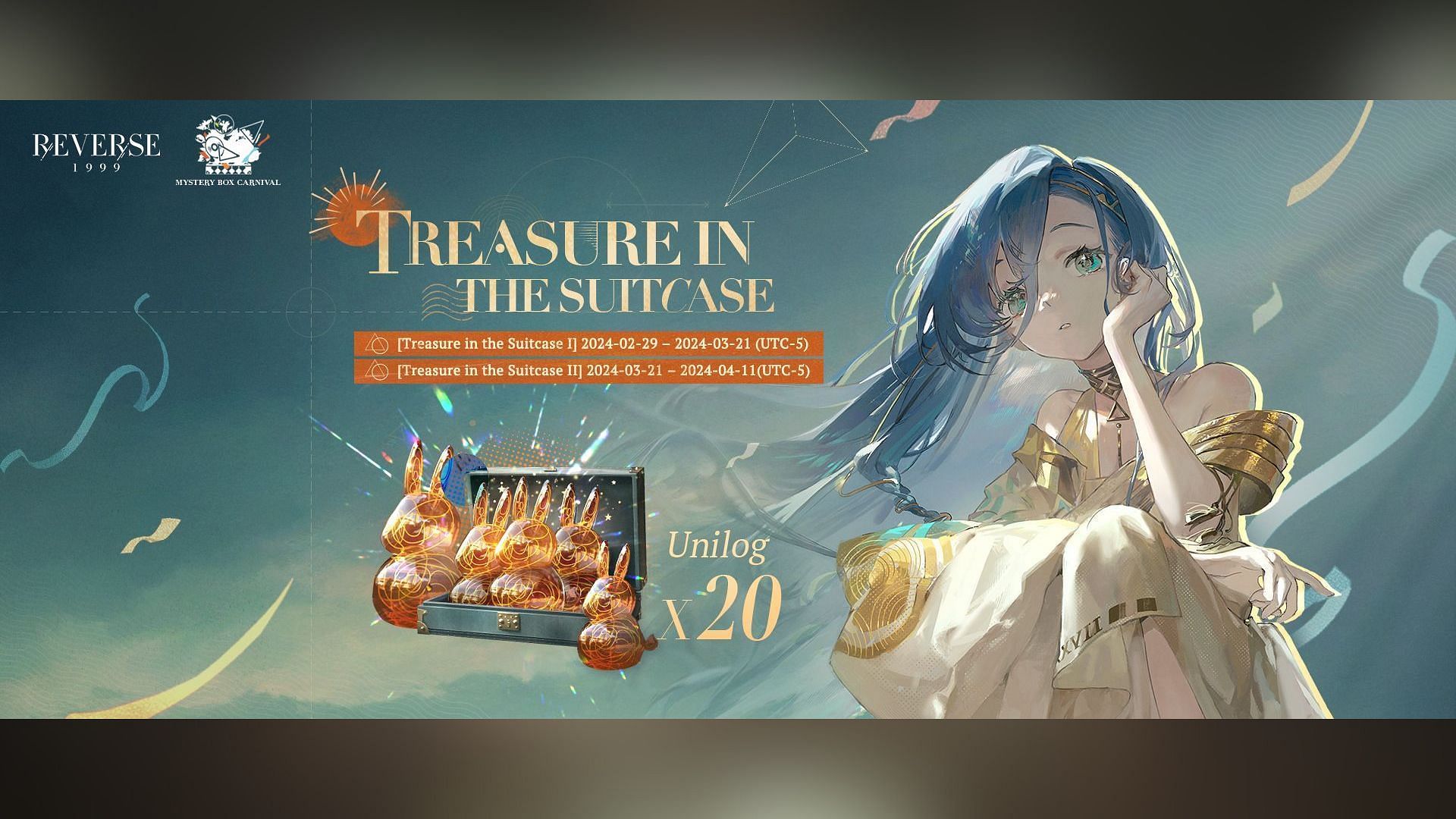 Players will get 20 free pulls as a part of Reverse 1999 version 1.4 free rewards (Image via Bluepoch)