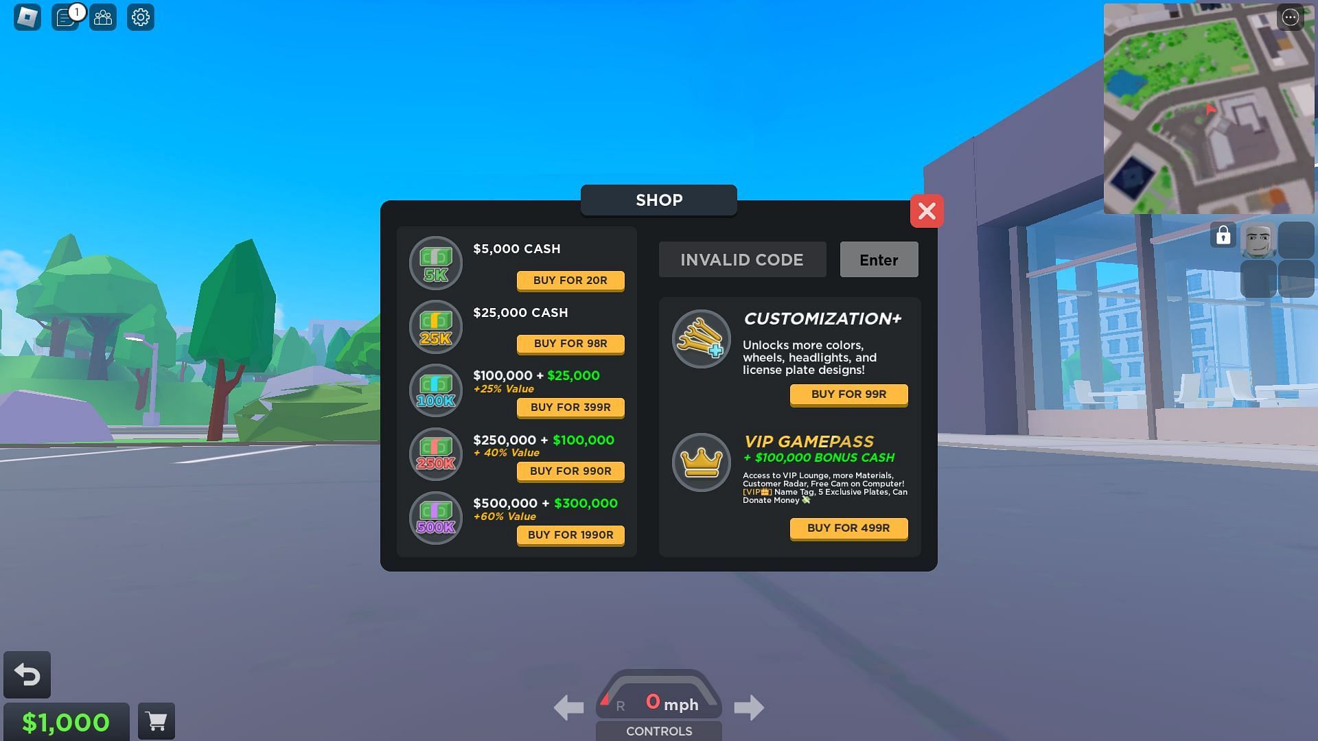 Troubleshooting codes for Taxi Boss (Image via Roblox)