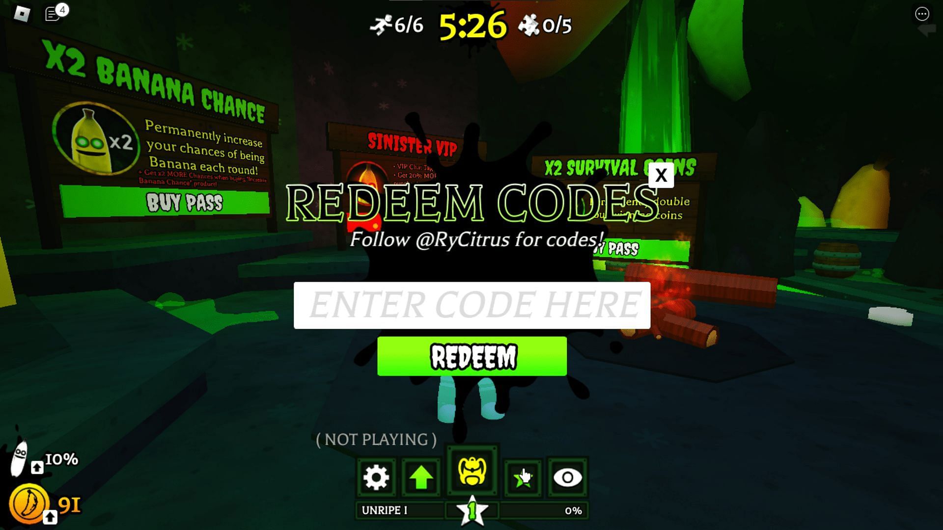Here&#039;s how you can redeem codes in Banana Eats with ease (Roblox || Sportskeeda)