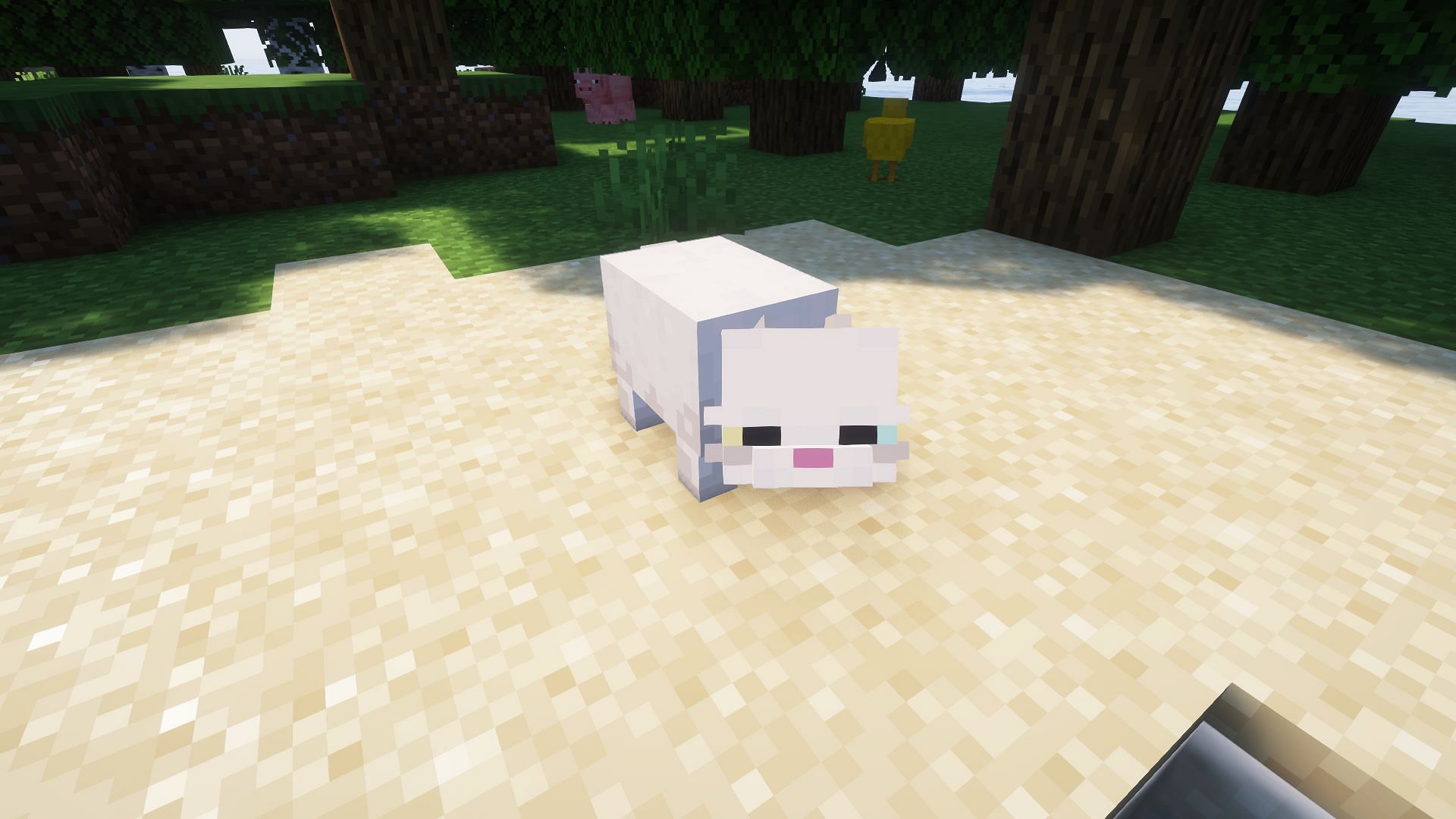 An adorable fat cat. (Image via Mojang)