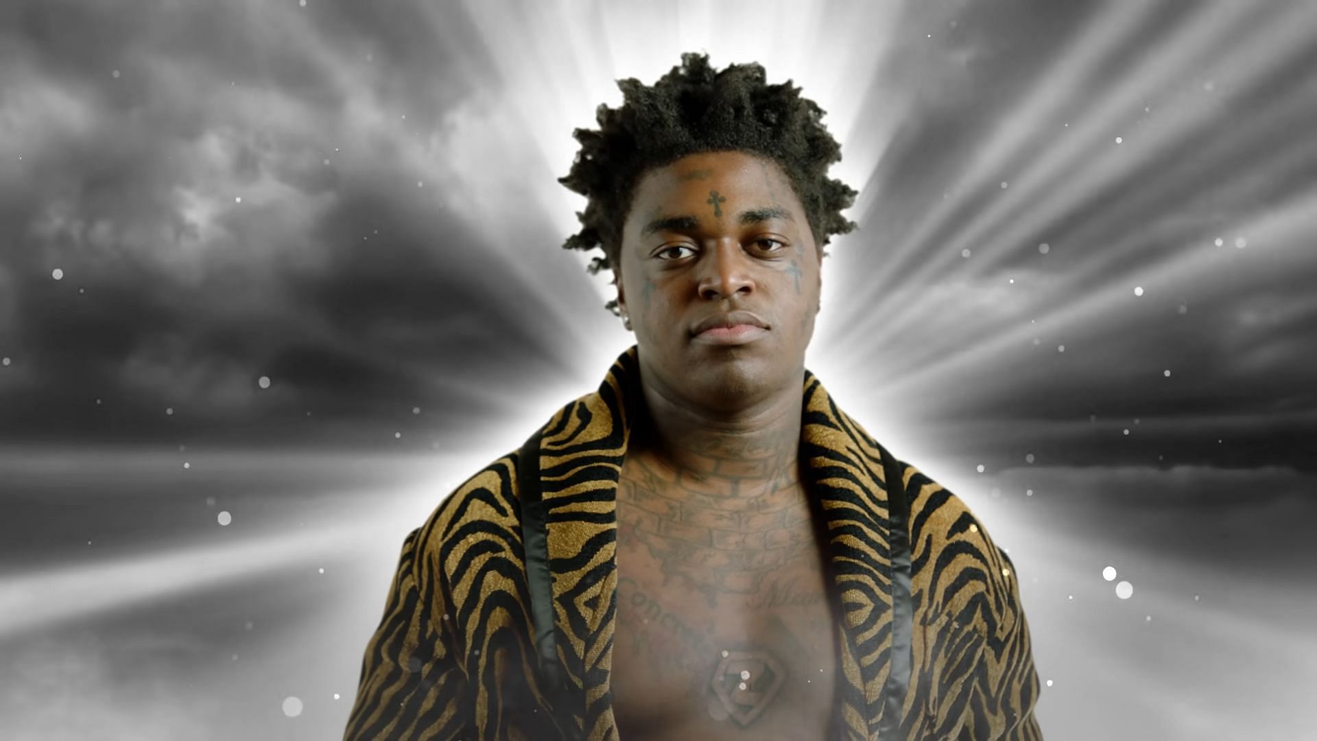 Kodak Black slings rocks at journalists right after getting released from prison (Image via YouTube/Kodak Black)