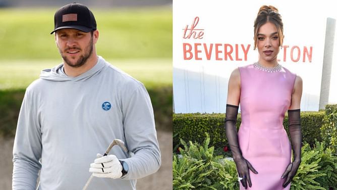 Josh Allen spotted cruising in girlfriend Hailee Steinfeld's black Range Rover as Bills QB enjoys downtime in offseason