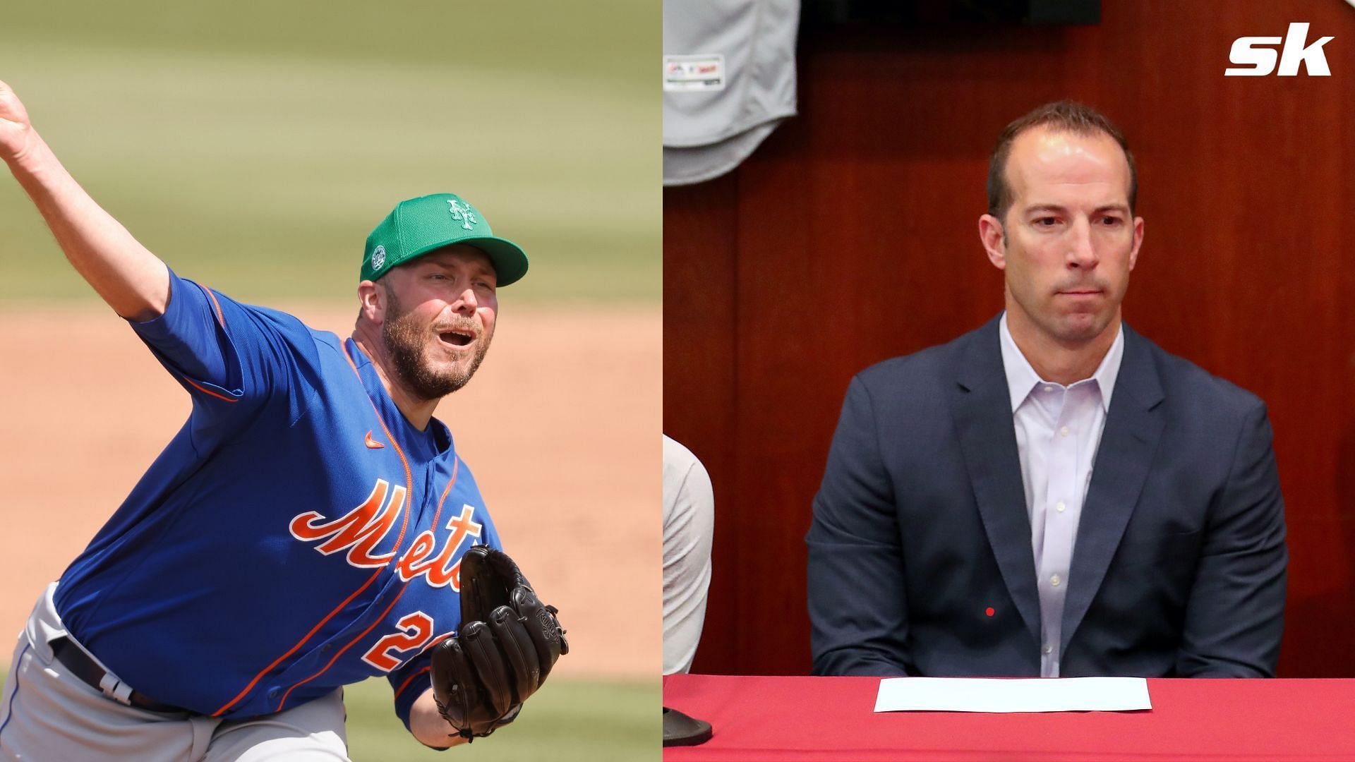 Former Mets pitcher Tommy Hunter has come to former Mets GM Billy Eppler