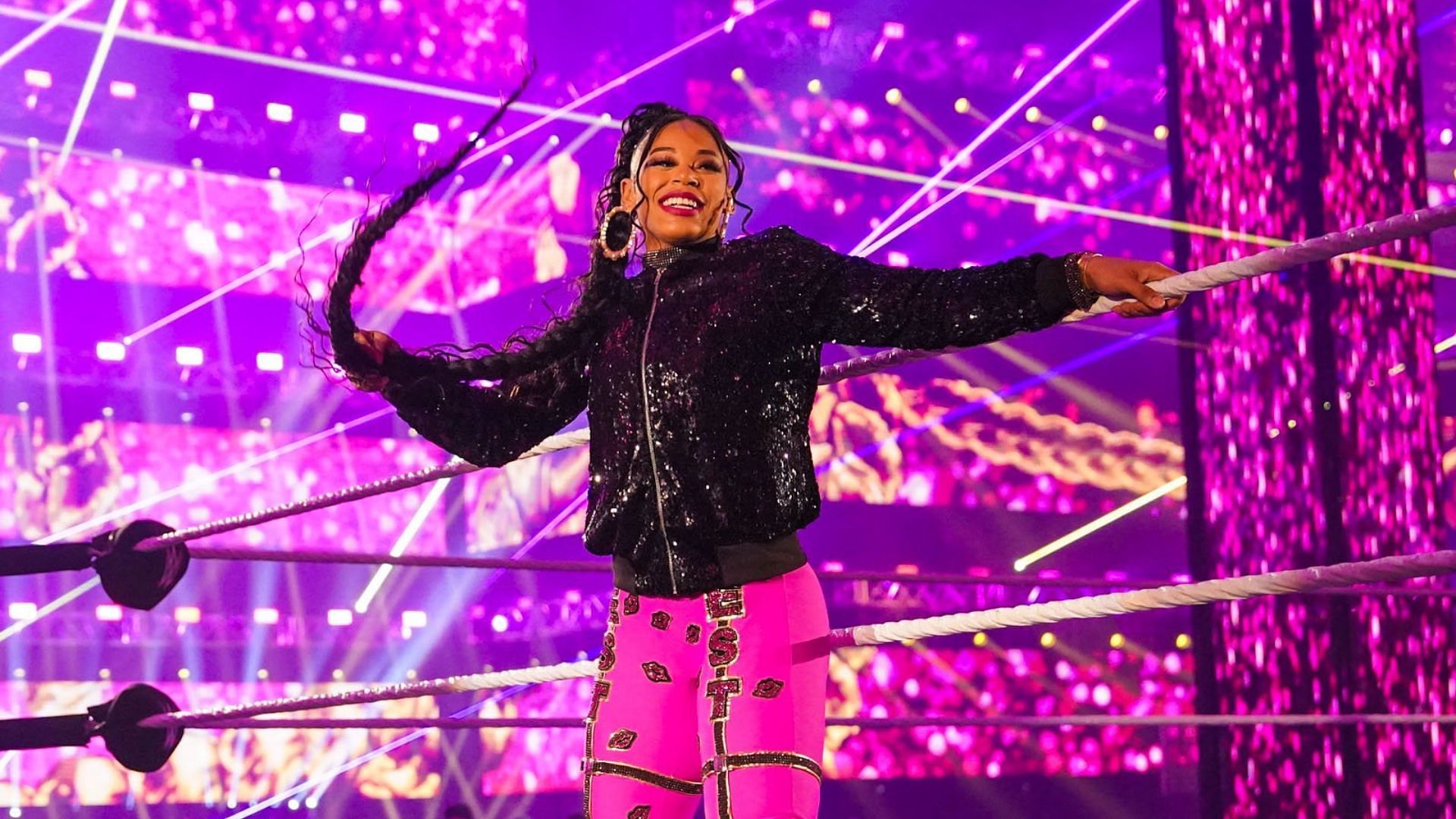 Bianca Belair at Crown Jewel 2023