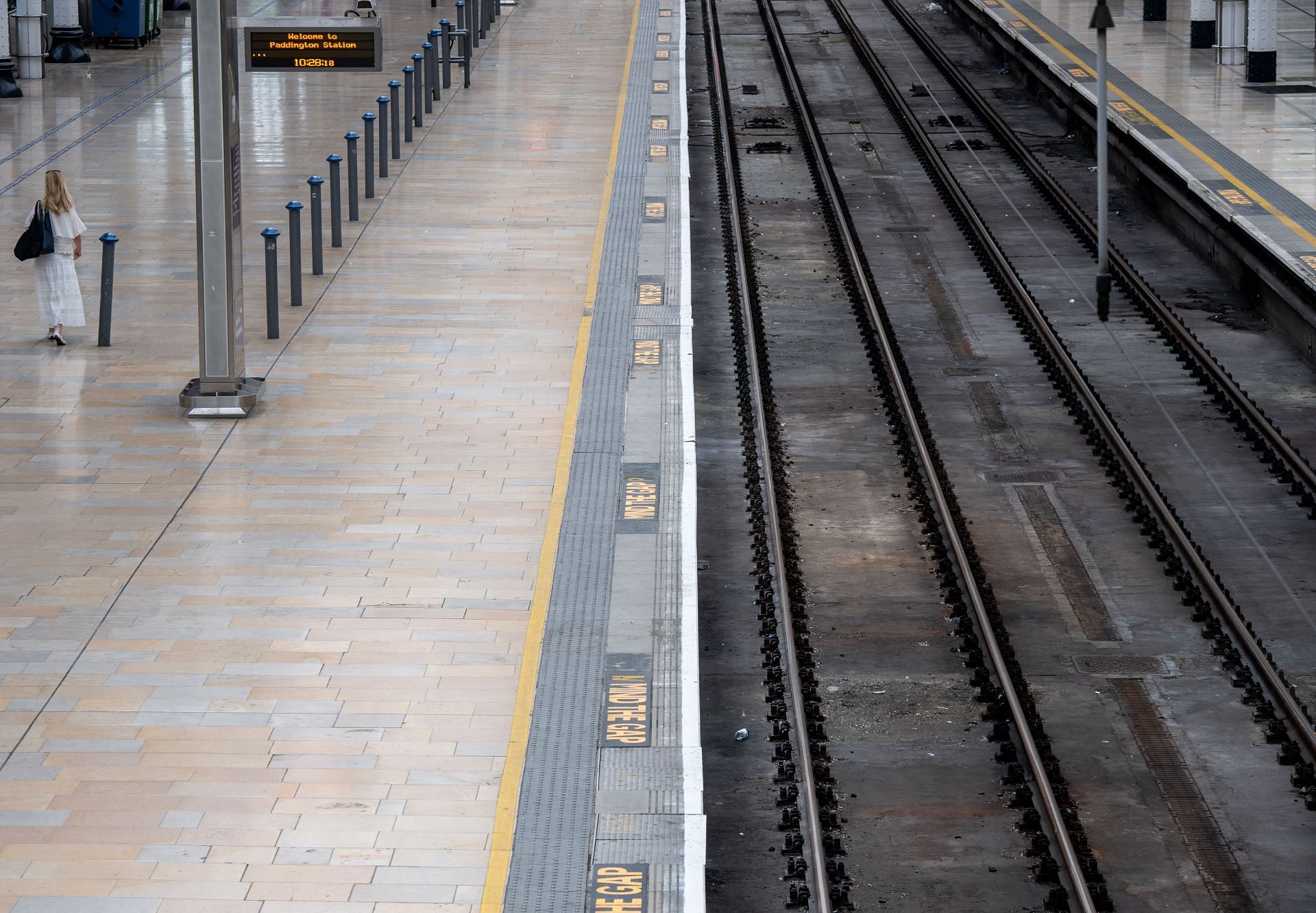 Train Driver Members Of The Union ASLEF  Strike Over Pay