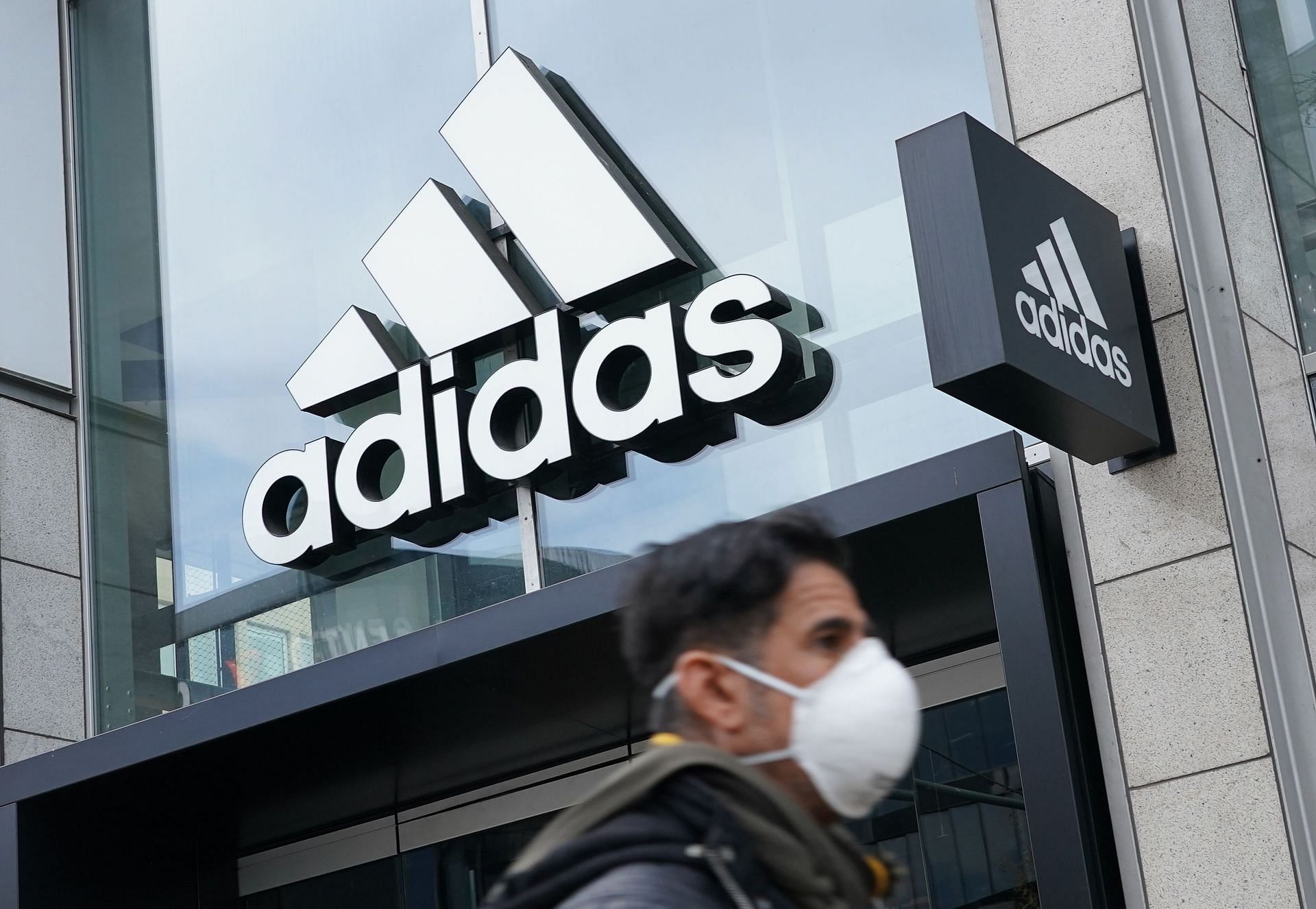 This is a representative image of an Adidas bag that was found with packets of Fentanyl (Image via Getty)