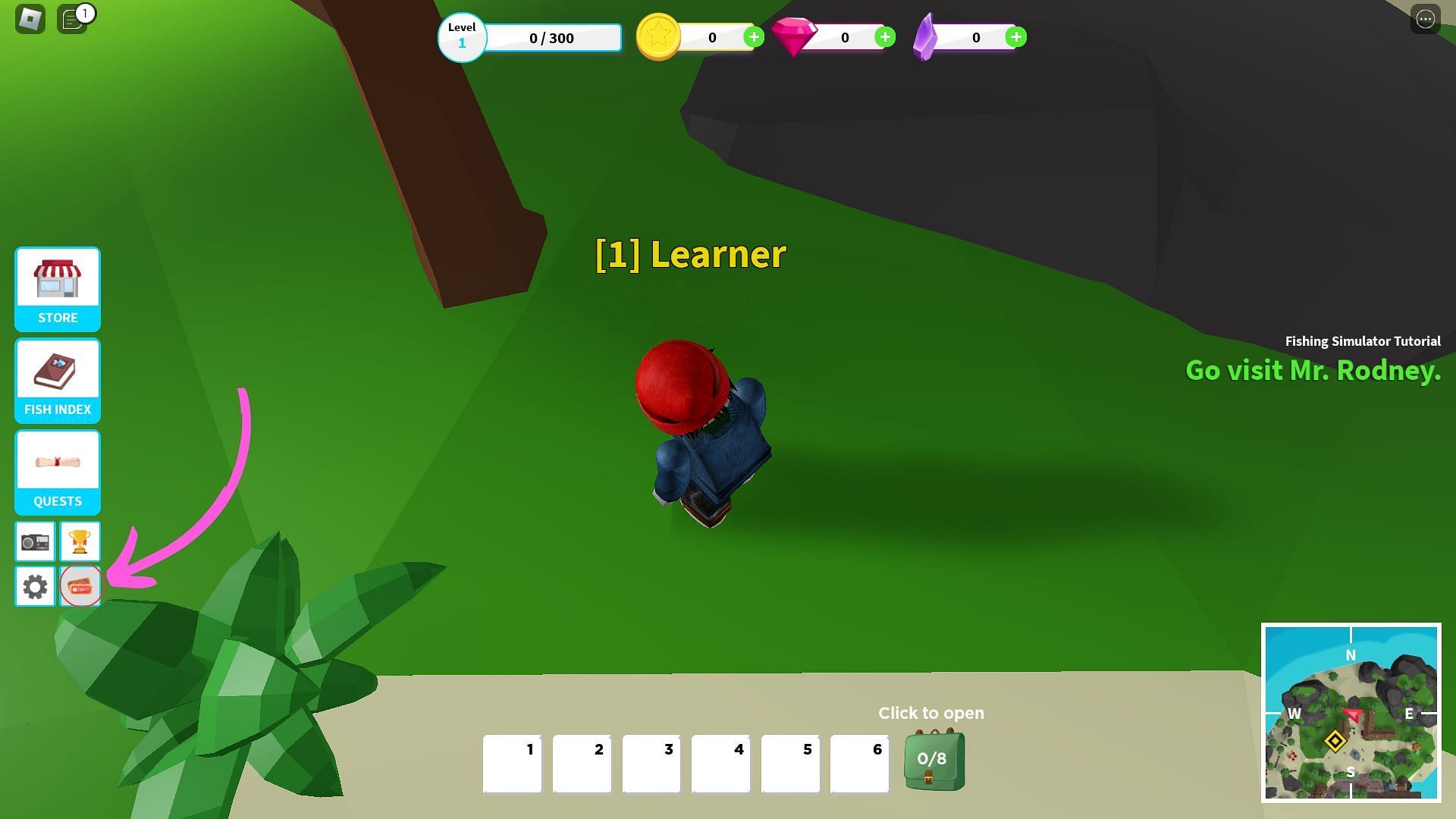 Ticket icon in Fishing Simulator (Image via Roblox)