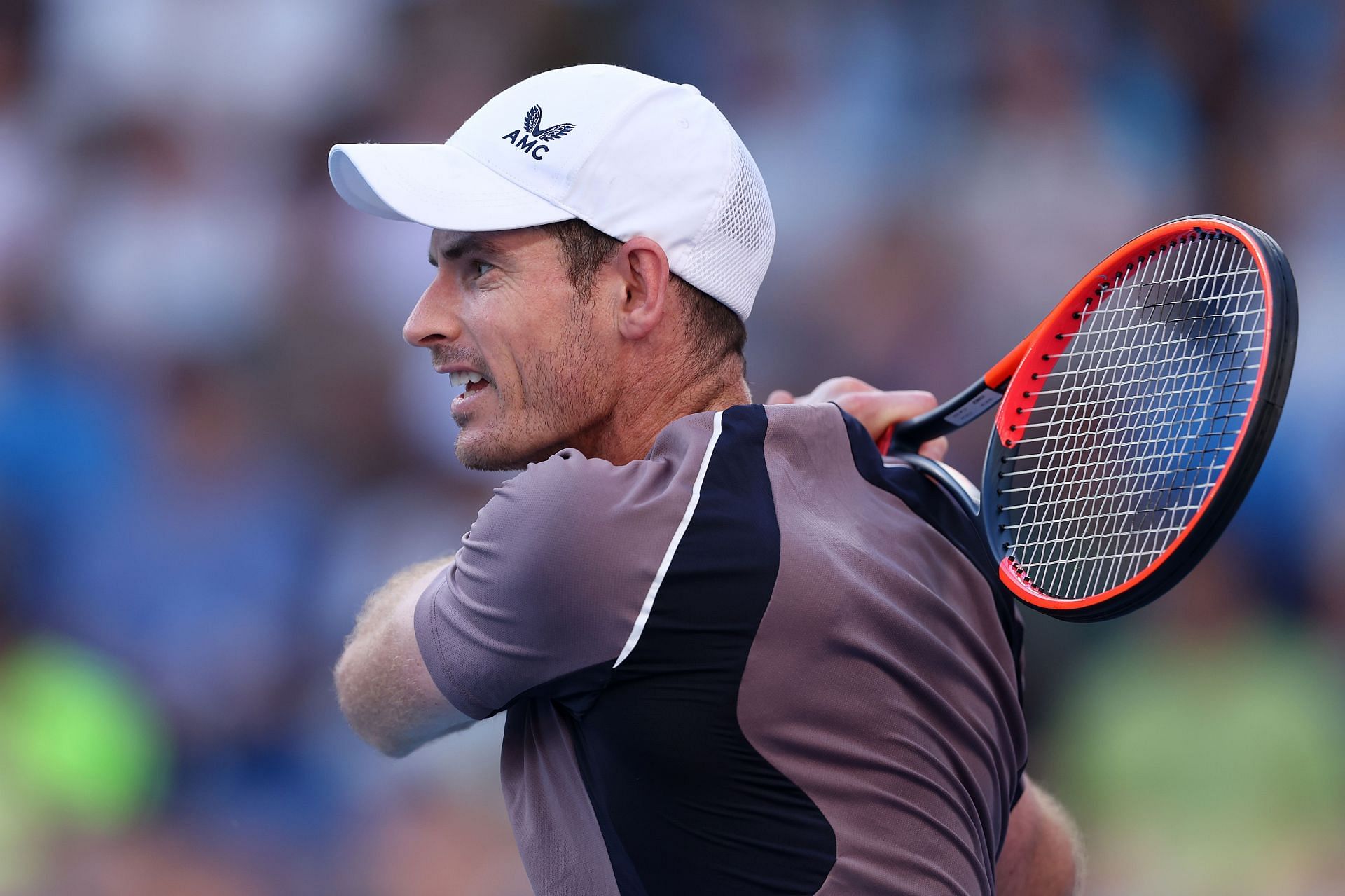 Murray pictured at the 2024 Australian Open