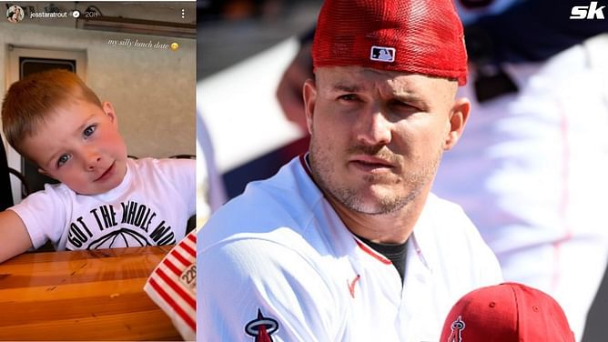 Mike Trout's wife Jessica shares moments from adorable 'lunch date' with son Beckham